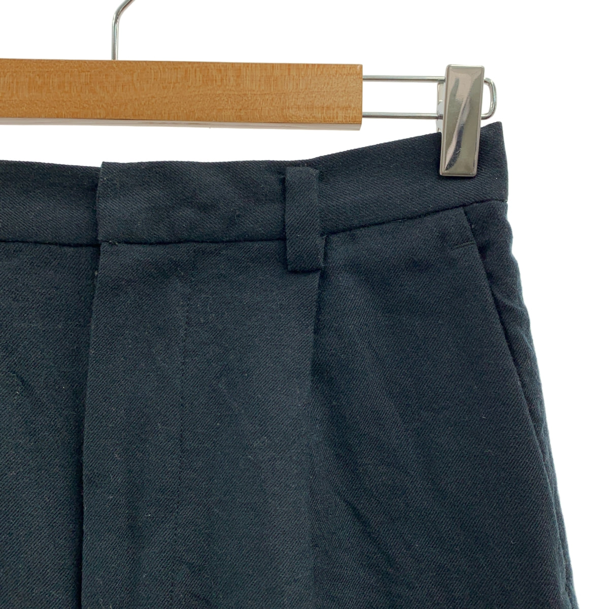 Dulcamara / ドゥルカマラ | ウール タック テーパードパンツ | 0 | レディース