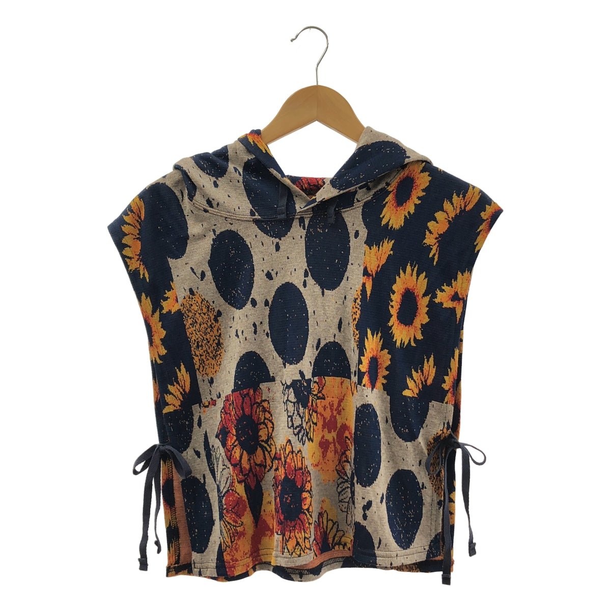 Engineered Garments | 連帽衫 - 向日葵針織/全提花針織背心連帽衫 |