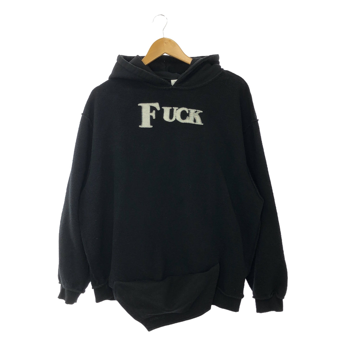 VETEMENTS / ヴェトモン | INSIDE OUT FUCK HOODIE パーカー | XS | メンズ