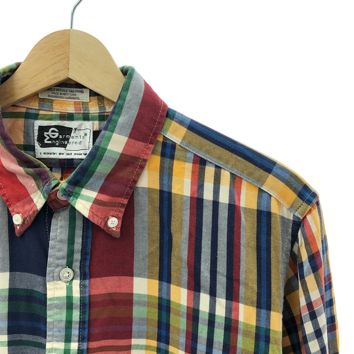 Engineered Garments | 19C BD SHIRT 格紋羈扣襯衫 | S | 多色 | 男款