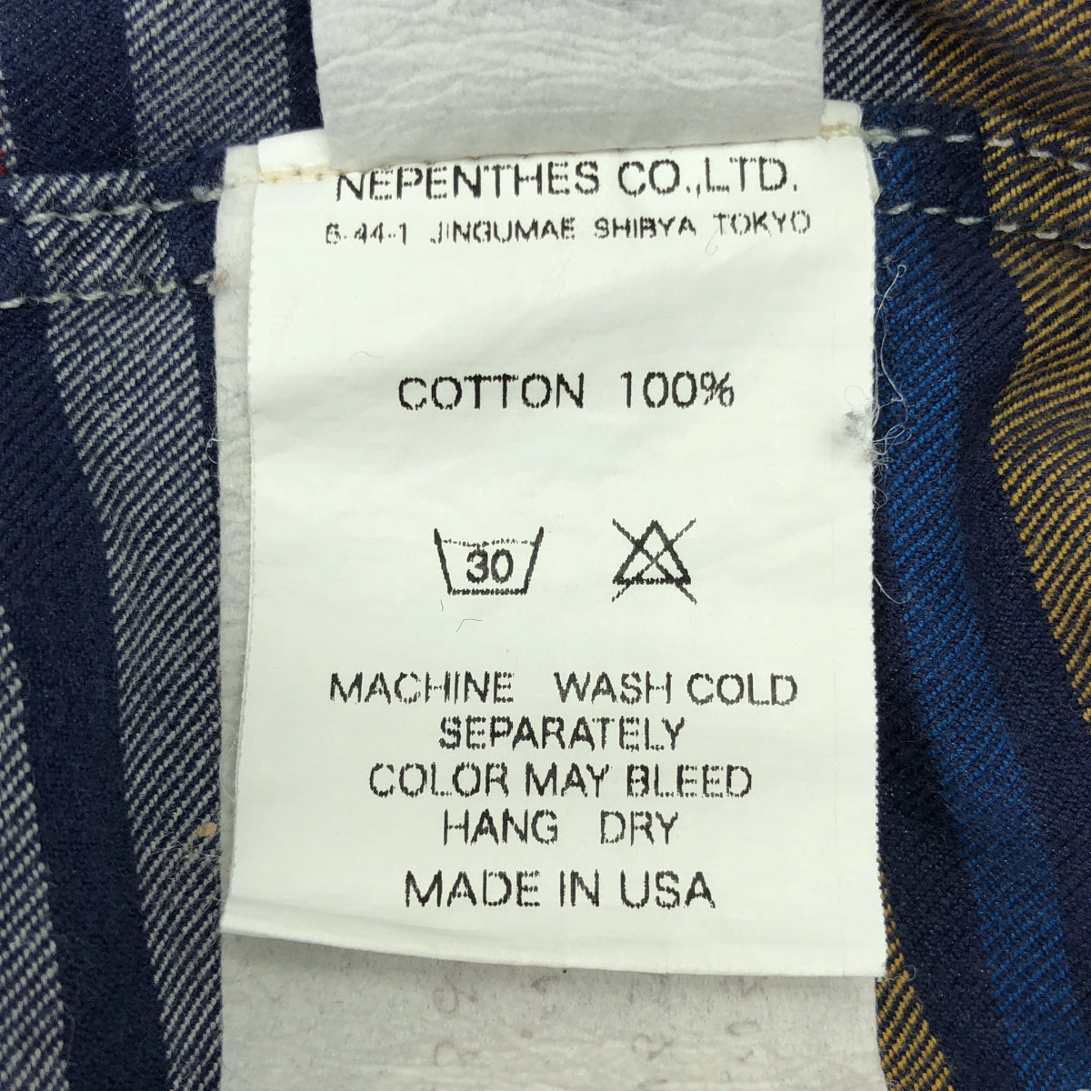 Engineered Garments | 19C BD SHIRT 格紋羈扣襯衫 | S | 多色 | 男款