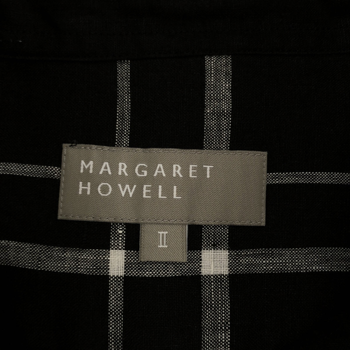 MARGARET HOWELL / マーガレットハウエル | ファインリネン ラージチェック シャツ | 2 | レディース – KLD