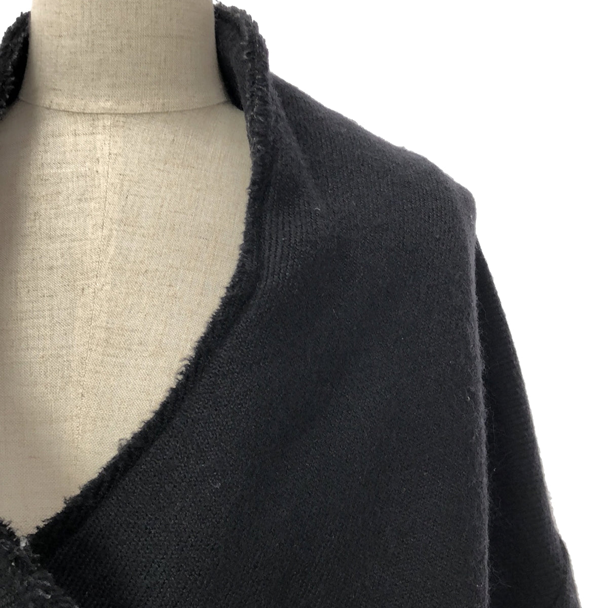 bassike / Bassike | Wool Belted Wrap Coat | Black | Women's