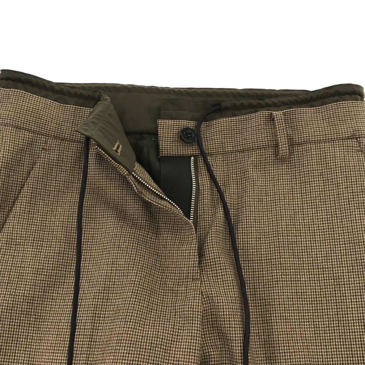 [Good Condition] sacai | Drawstring Tailored Pants | Size 3 | Multicolor | Women's