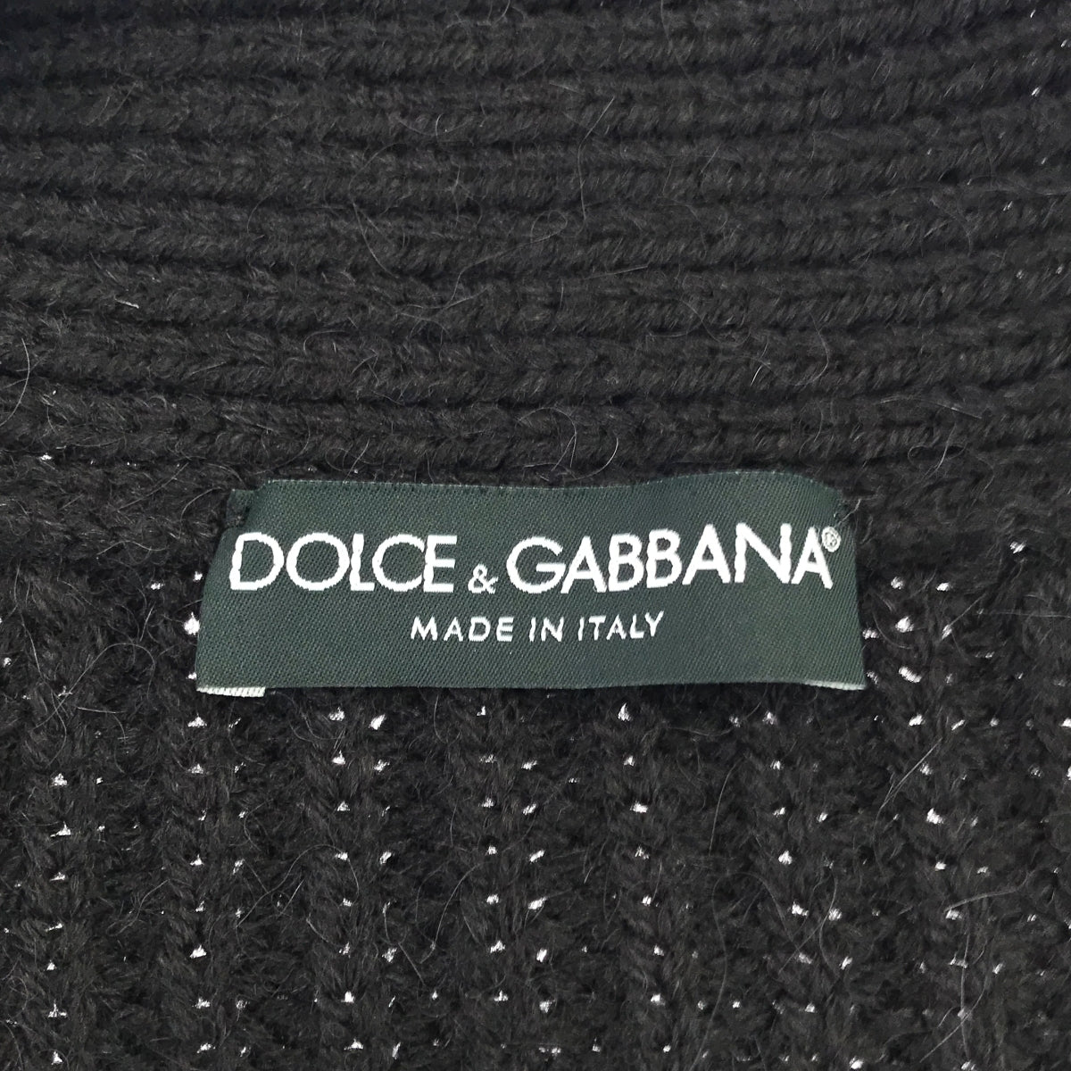 DOLCE＆GABBANA / ドルチェ＆ガッバーナドルガバ | ショールカラー ニット カーディガン | 44 | ブラック | メンズ