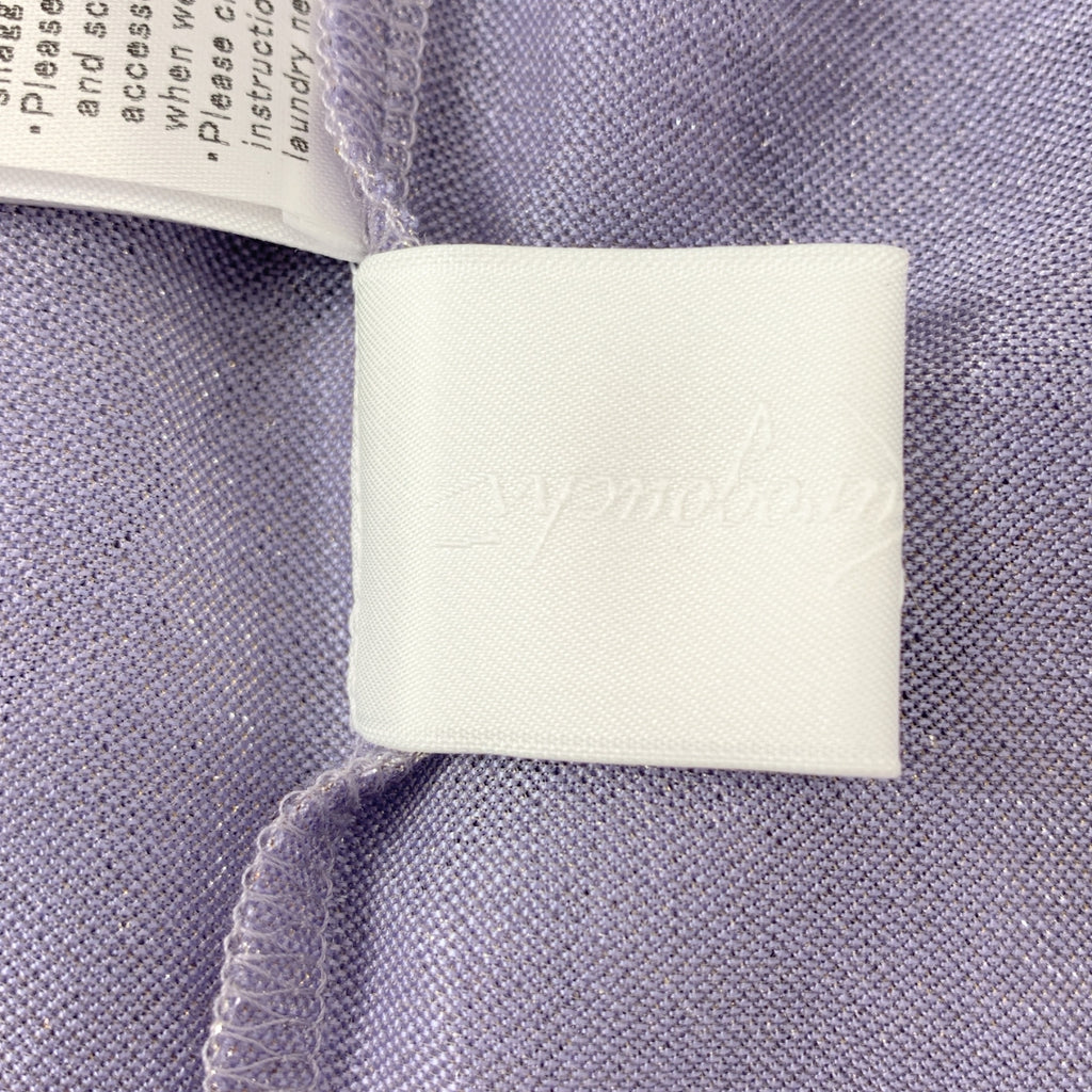 Mame Kurogouchi / マメクロゴウチ | 2024SS | Lame Jersey Cropped Sheer Top ラメ ジャージー クロップド シアー トップス | 2 | レディース