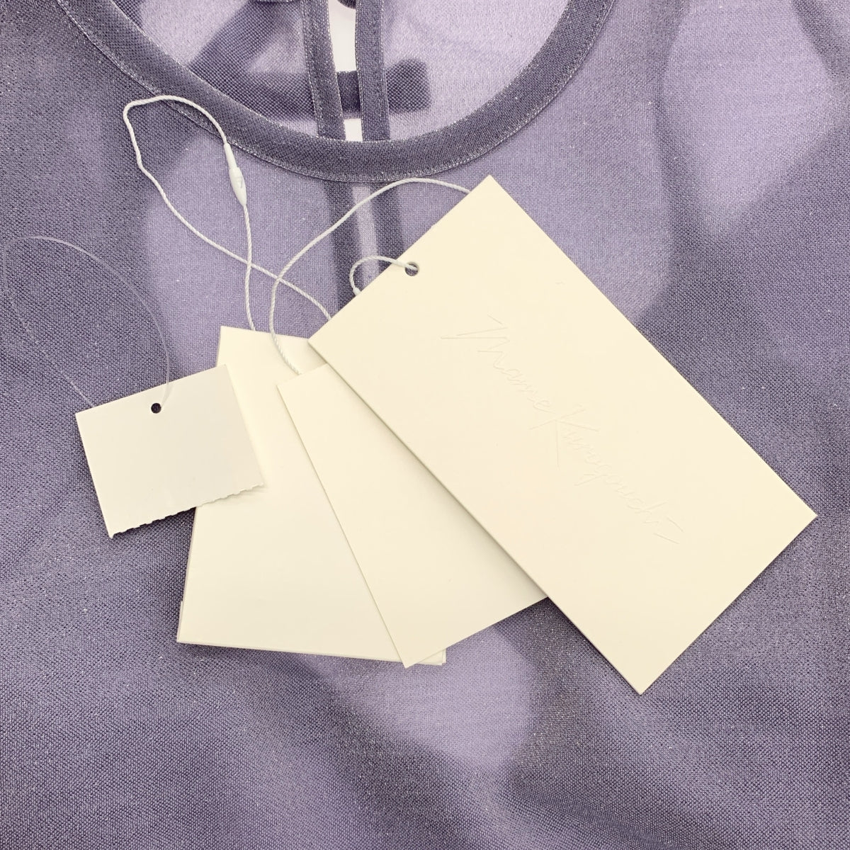 Mame Kurogouchi / マメクロゴウチ | 2024SS | Lame Jersey Cropped Sheer Top ラメ ジャージー クロップド シアー トップス | 2 | レディース