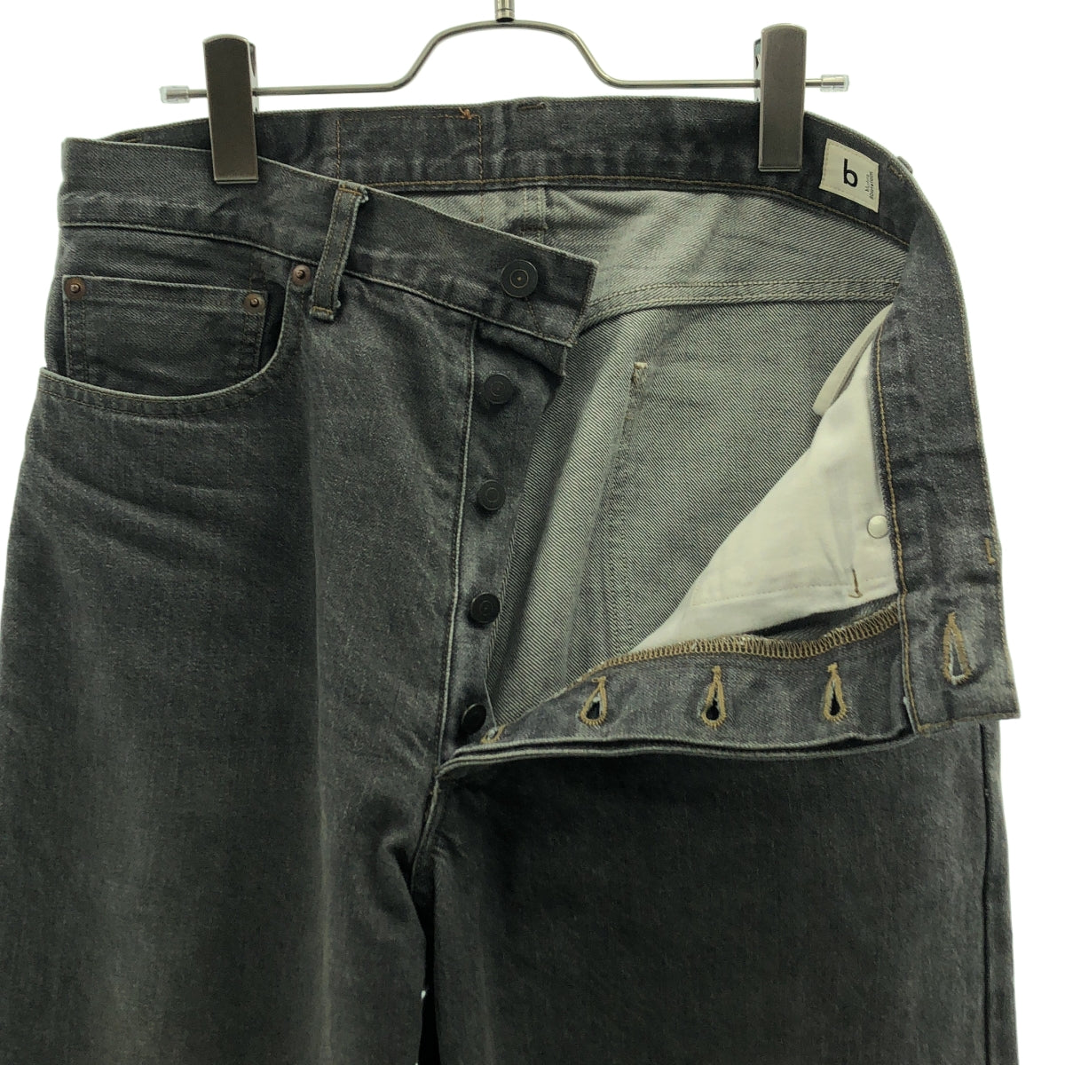 blurhms / ブラームス | 13.5oz Selvage Denim Pants STANDARD デニムパンツ | 2 | ブラック | メンズ