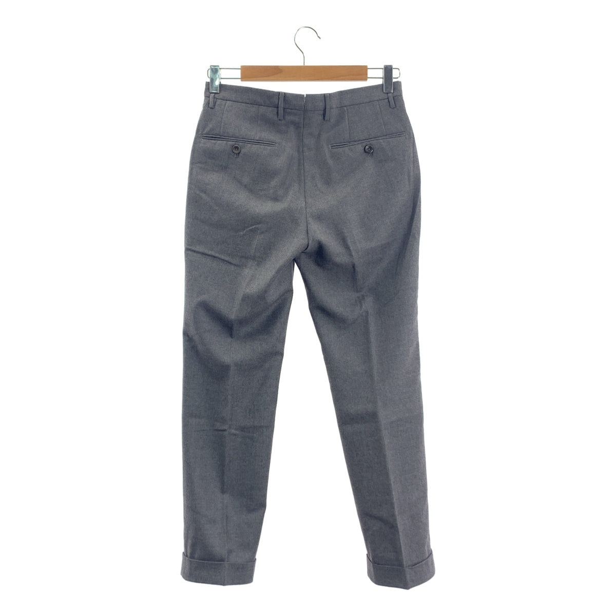 INCOTEX / インコテックス | × BEAMS F ビームスエフ別注 SUPER100sウール SLIM FIT スラックス | 42 | ミディアムグレー | メンズ