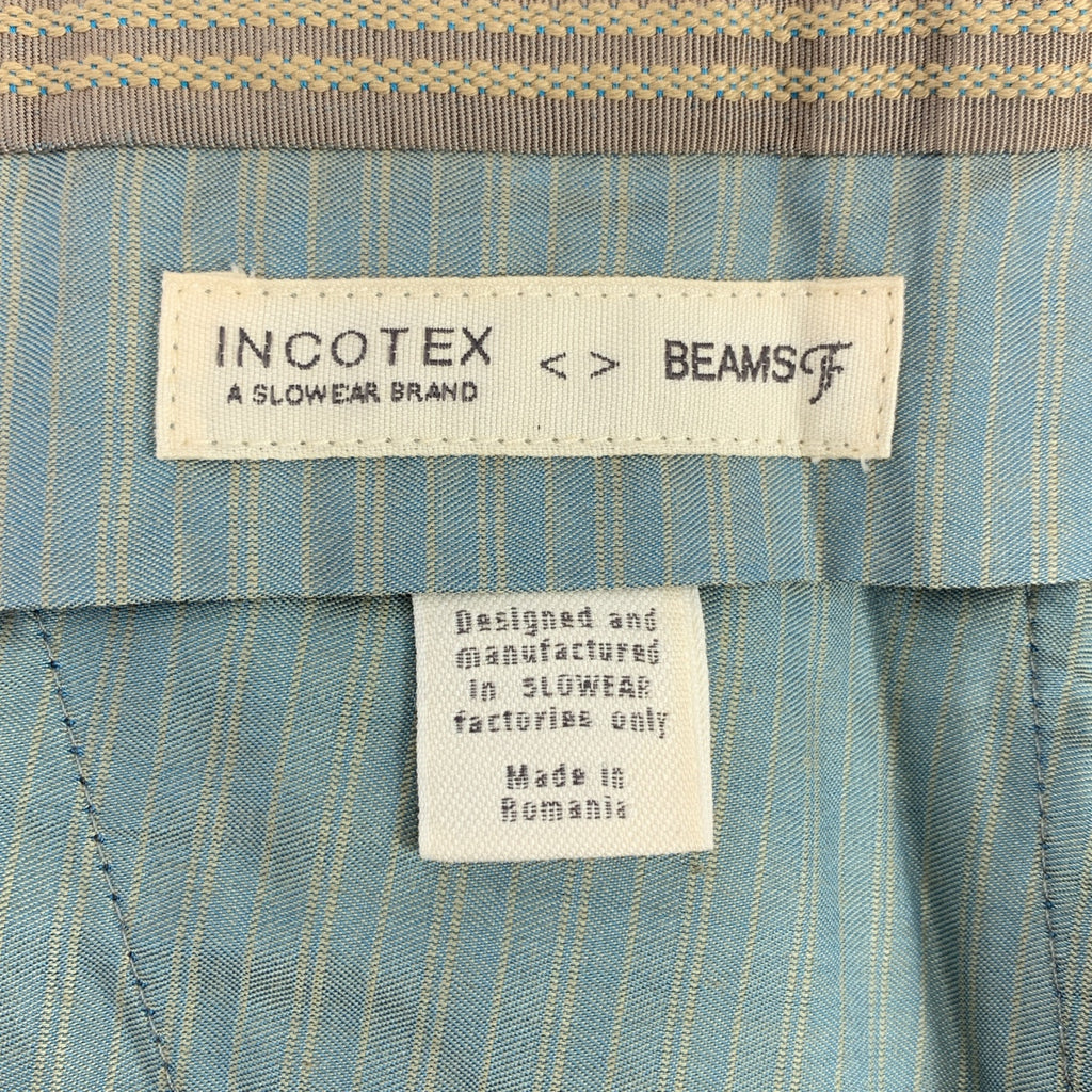 INCOTEX / インコテックス | × BEAMS F ビームスエフ別注 SUPER100sウール SLIM FIT スラックス | 42 | ミディアムグレー | メンズ