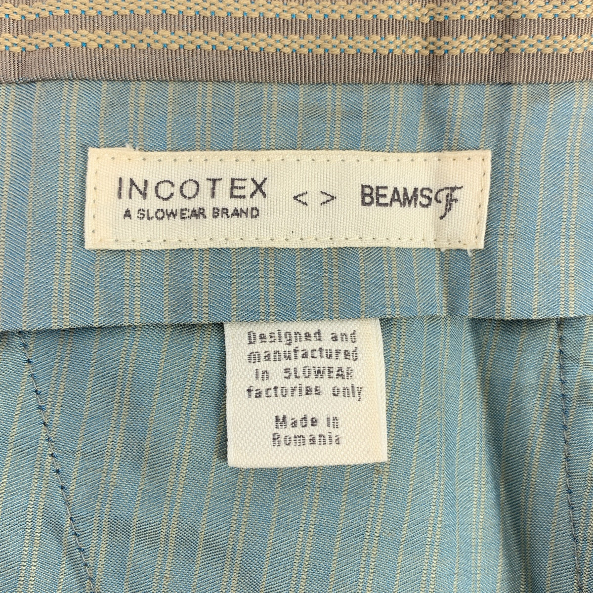 INCOTEX / インコテックス | × BEAMS F ビームスエフ別注 SUPER100sウール SLIM FIT スラックス | 42 | ミディアムグレー | メンズ
