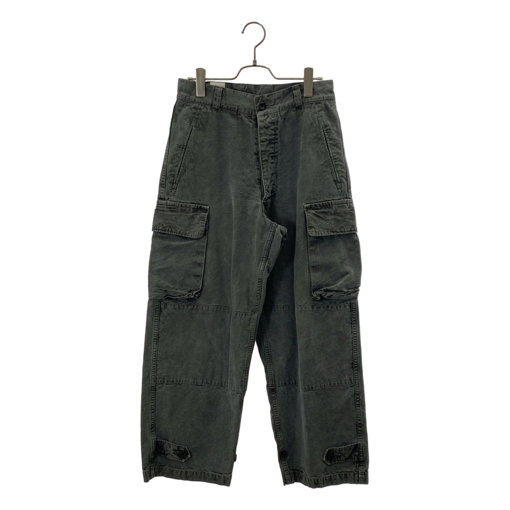 OUTIL / 우티 | PANTALON BLESLE M-47 코튼 헴프 데미지 가공 카고 팬츠 | 11 | 맨즈