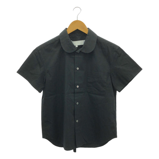 tao COMME des GARCONS | Cotton round collar short sleeve shirt | M | Women's