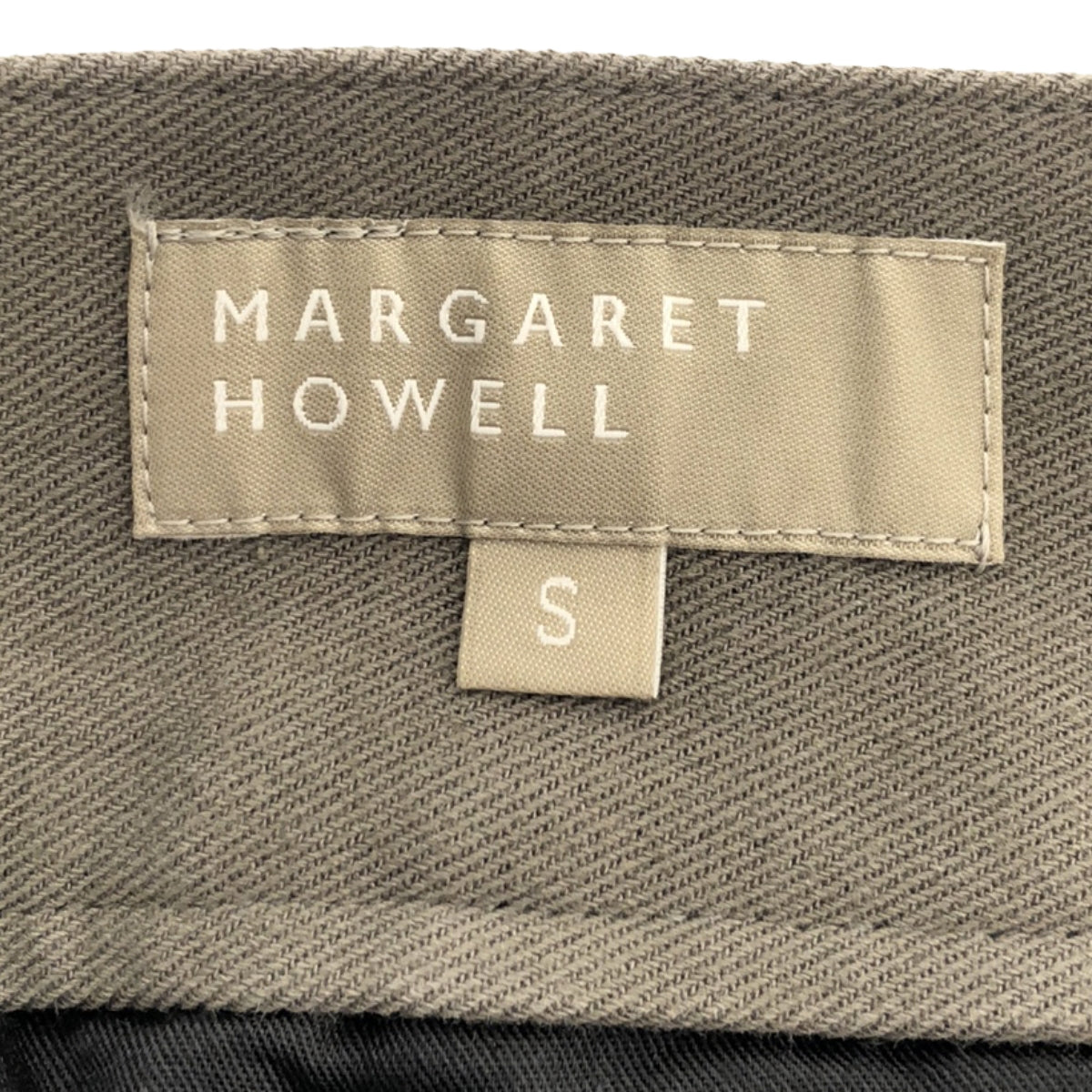 MARGARET HOWELL / 마가렛 하웰 | 2022SS | 코튼 능직 스트레이트 팬츠 | S | 회색 | 남성