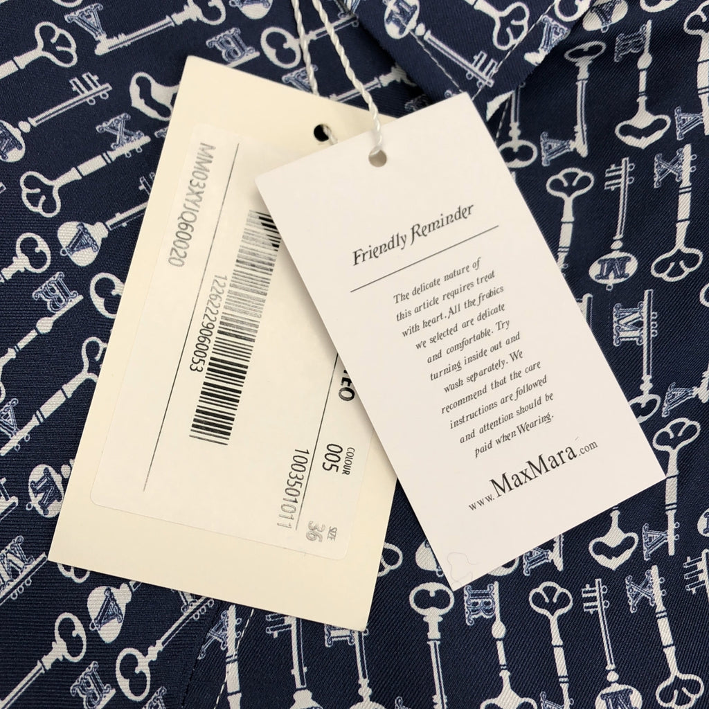 Max Mara / 맥스 마라 | 실크 총 무늬 벨티드 원피스 | 36 | 여성