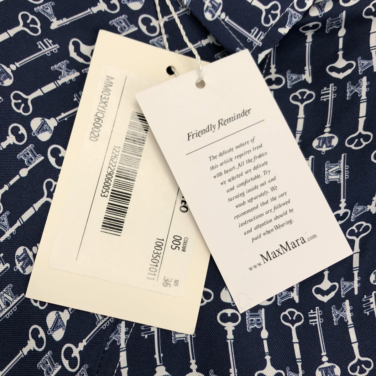 Max Mara / 맥스 마라 | 실크 총 무늬 벨티드 원피스 | 36 | 여성