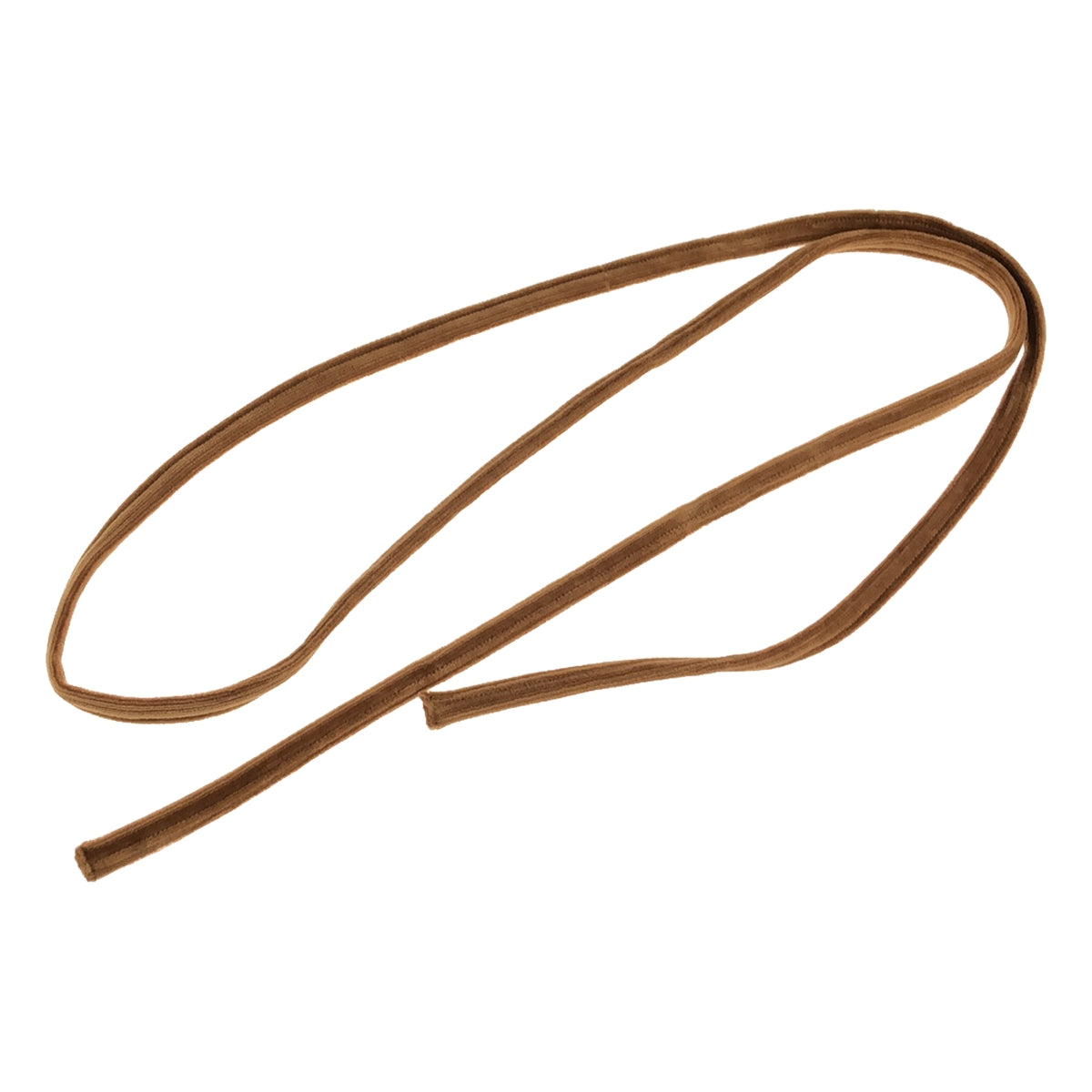 【美品】  Mame Kurogouchi / マメクロゴウチ | Ribbed Velour Jersey Top / ベルト付き ベロア ジャージー トップス | 2 | ブラウン | レディース