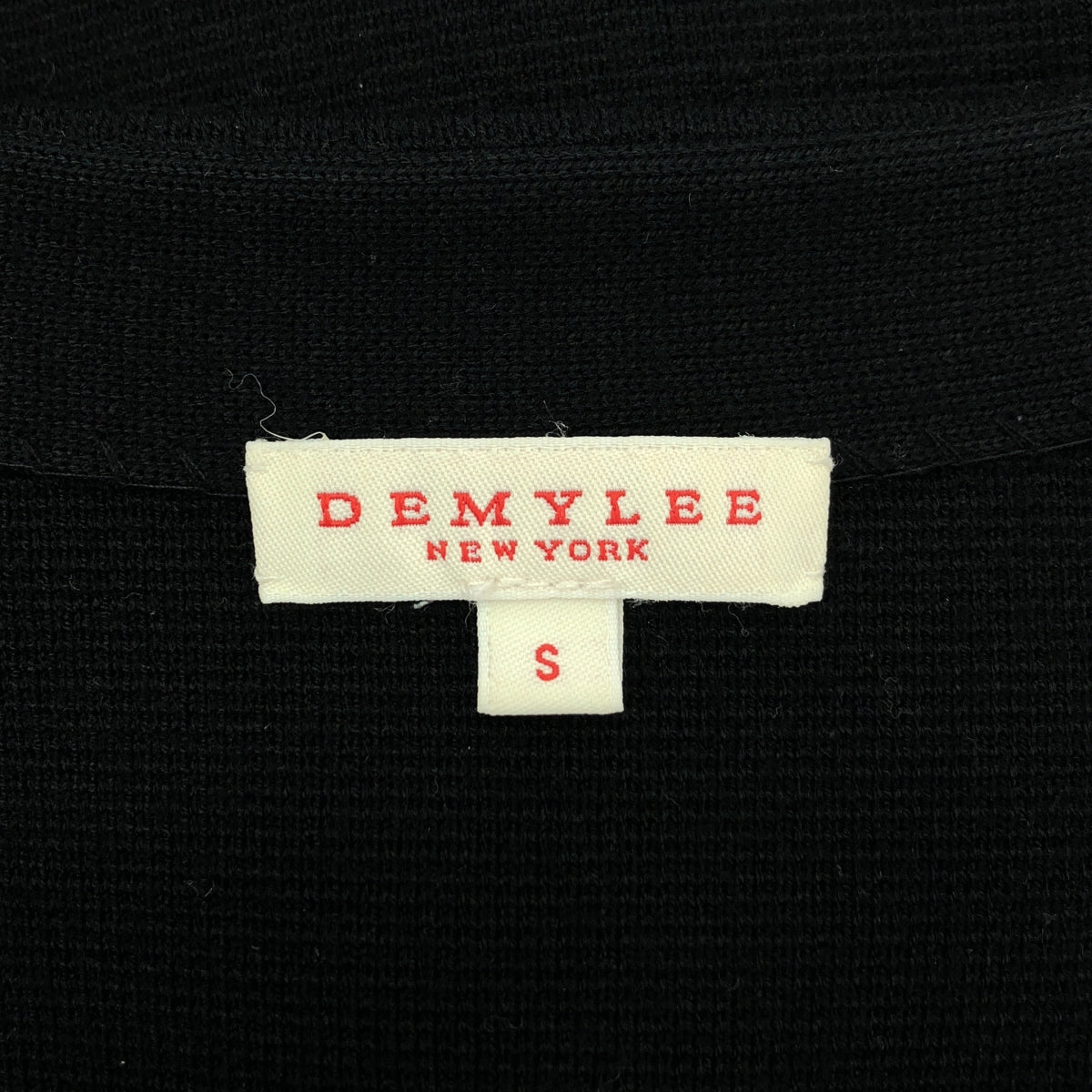 DEMYLEE | 無領針織夾克 | S | 黑色 | 女款