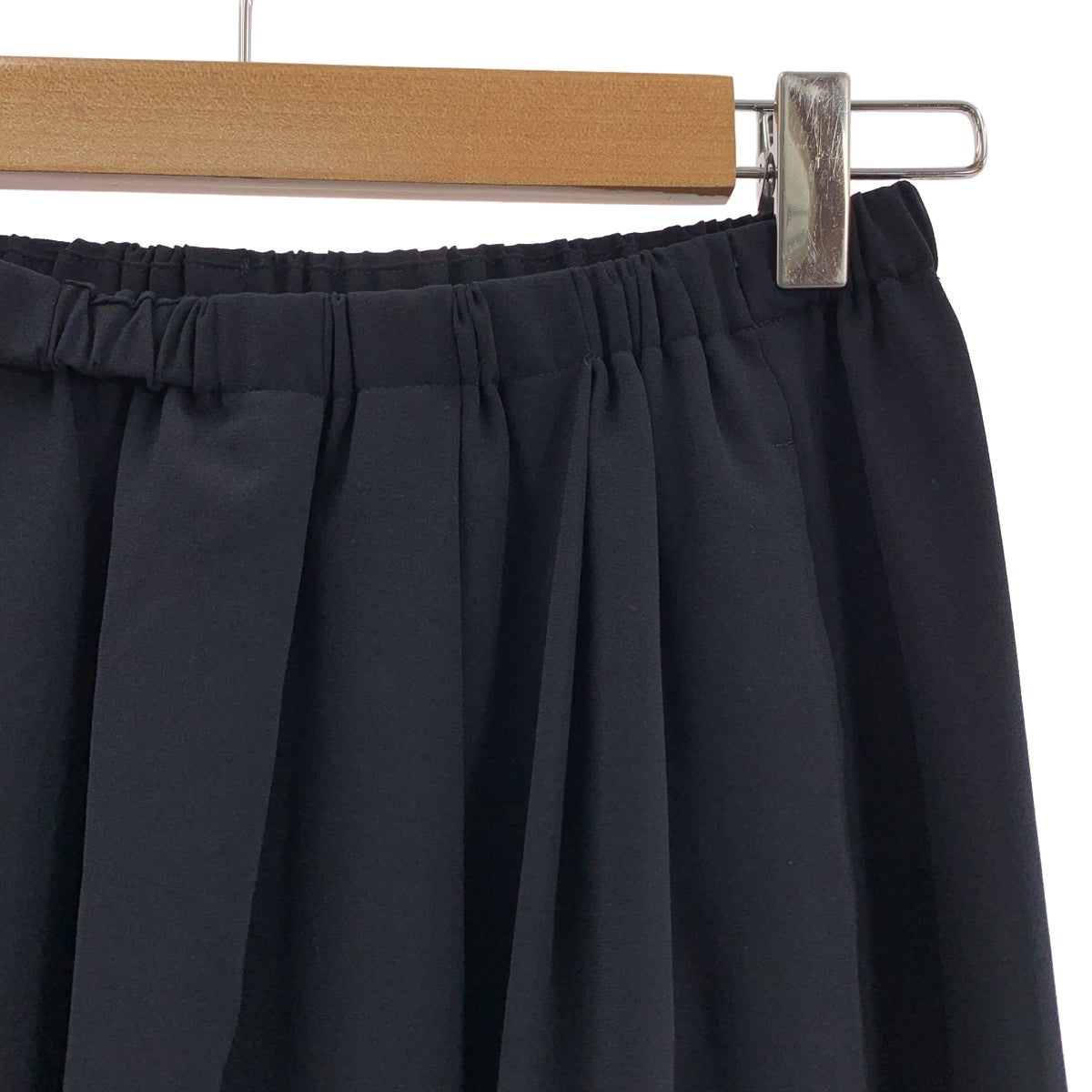 ENFOLD | 褶皺直筒裙 | 鬆緊腰開衩蓬鬆裙 | 38碼 | 女款