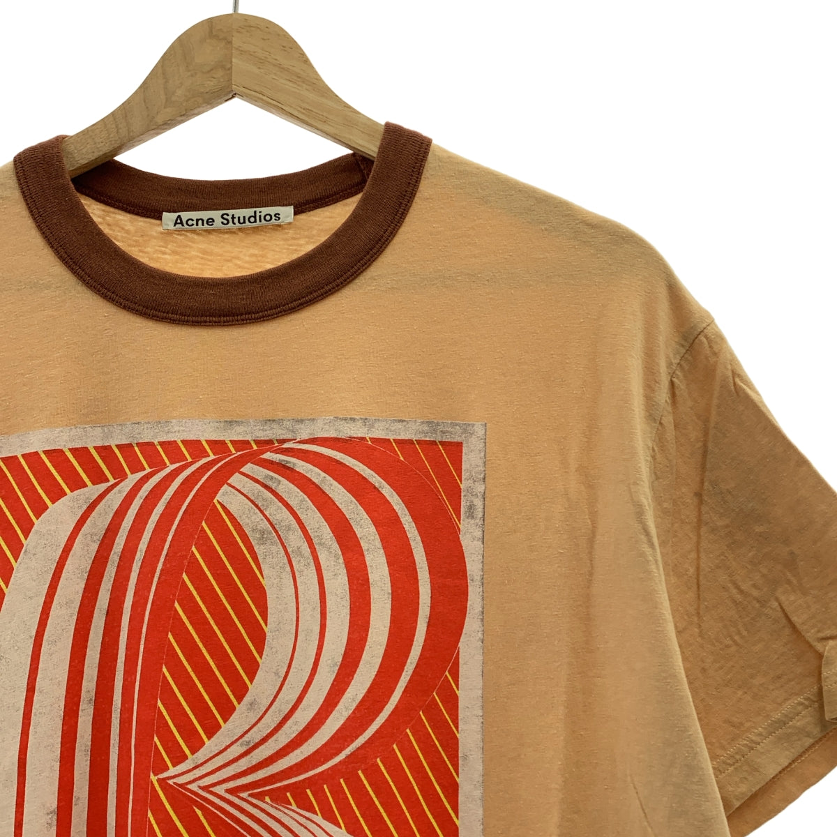 Acne Studios / アクネストゥディオズ | NYC Ballet プリント オーバーサイズ リンガーTシャツ | XS | レディース