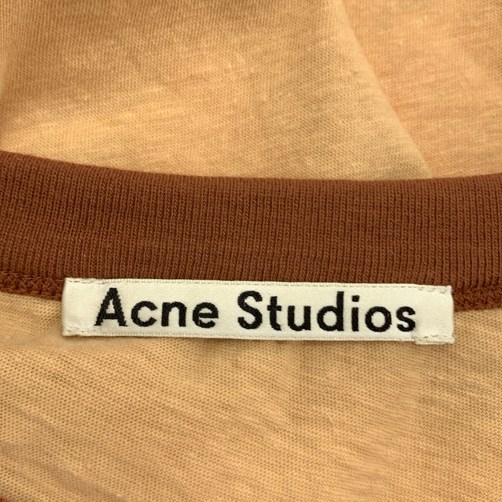 Acne Studios / 여드름 스튜디오 | NYC Ballet 인쇄 오버 사이즈 링거 티셔츠 | XS | 여성