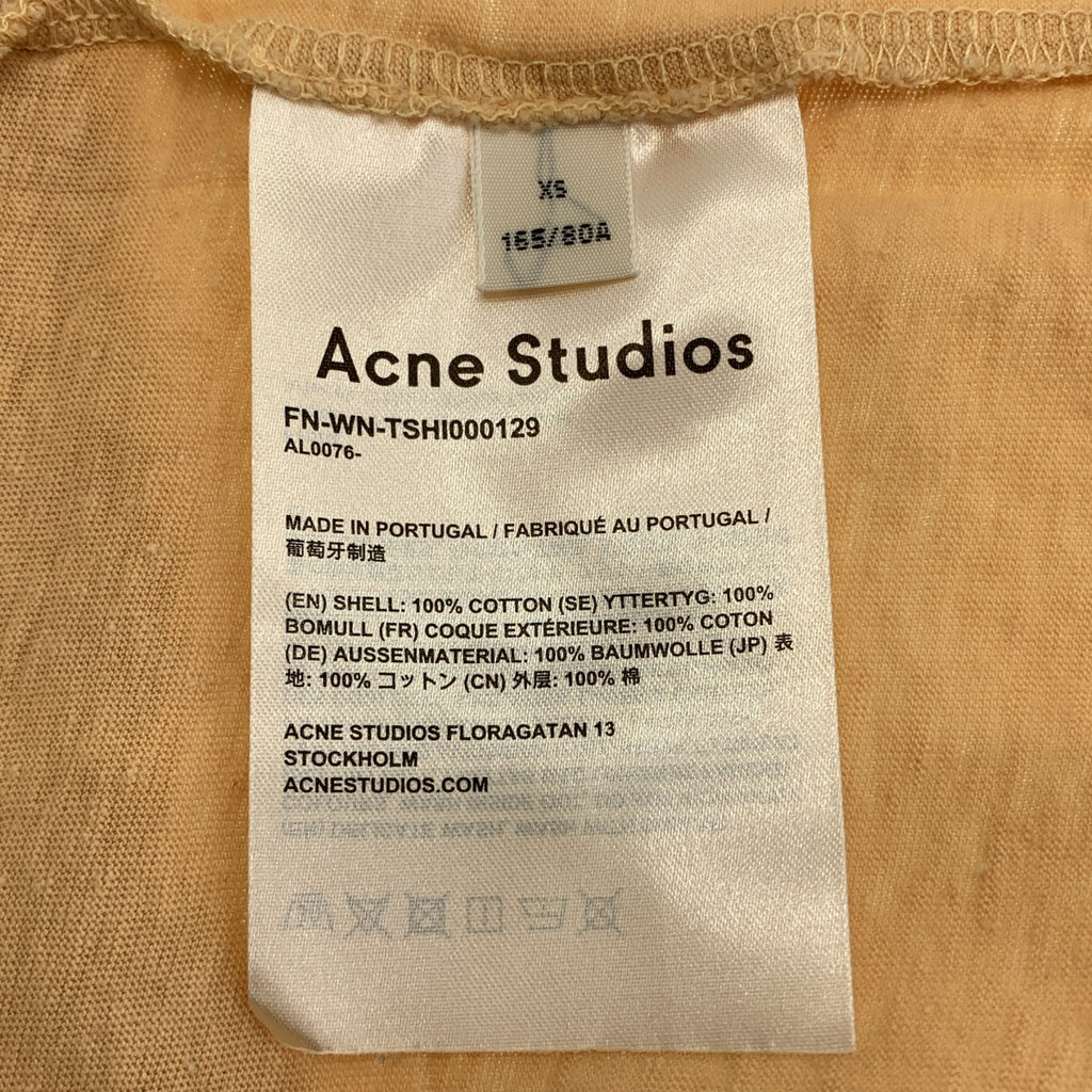 Acne Studios / 여드름 스튜디오 | NYC Ballet 인쇄 오버 사이즈 링거 티셔츠 | XS | 여성