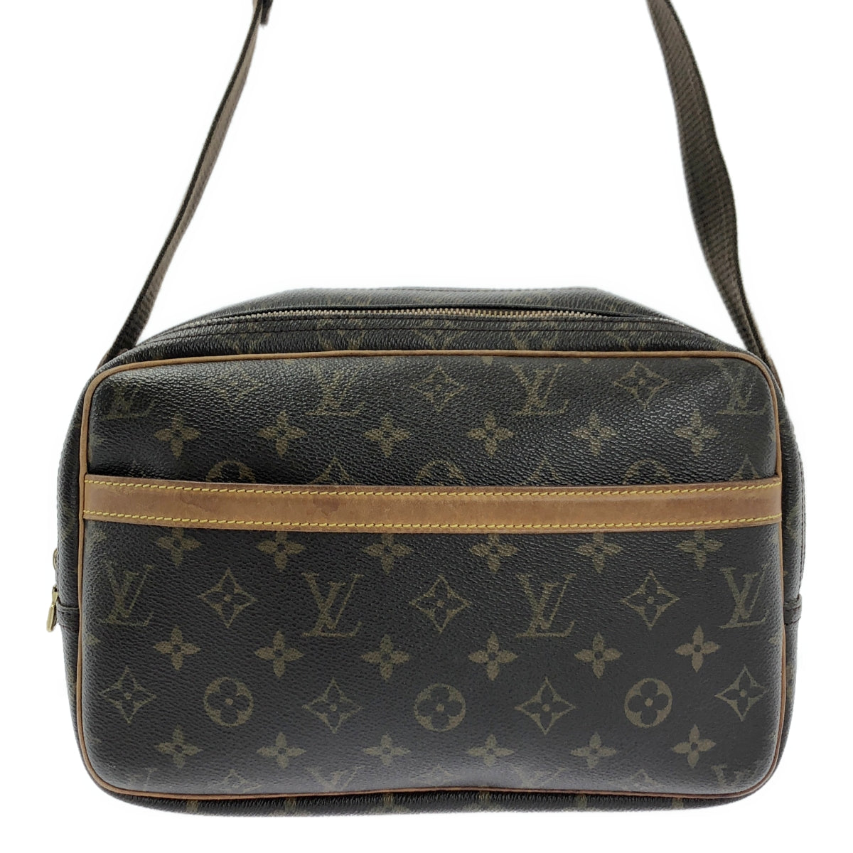 Louis Vuitton / ルイヴィトン | M45254 / モノグラム リポーターPM / レザー ショルダーバッグ / ユニセックス | ブラウン | メンズ