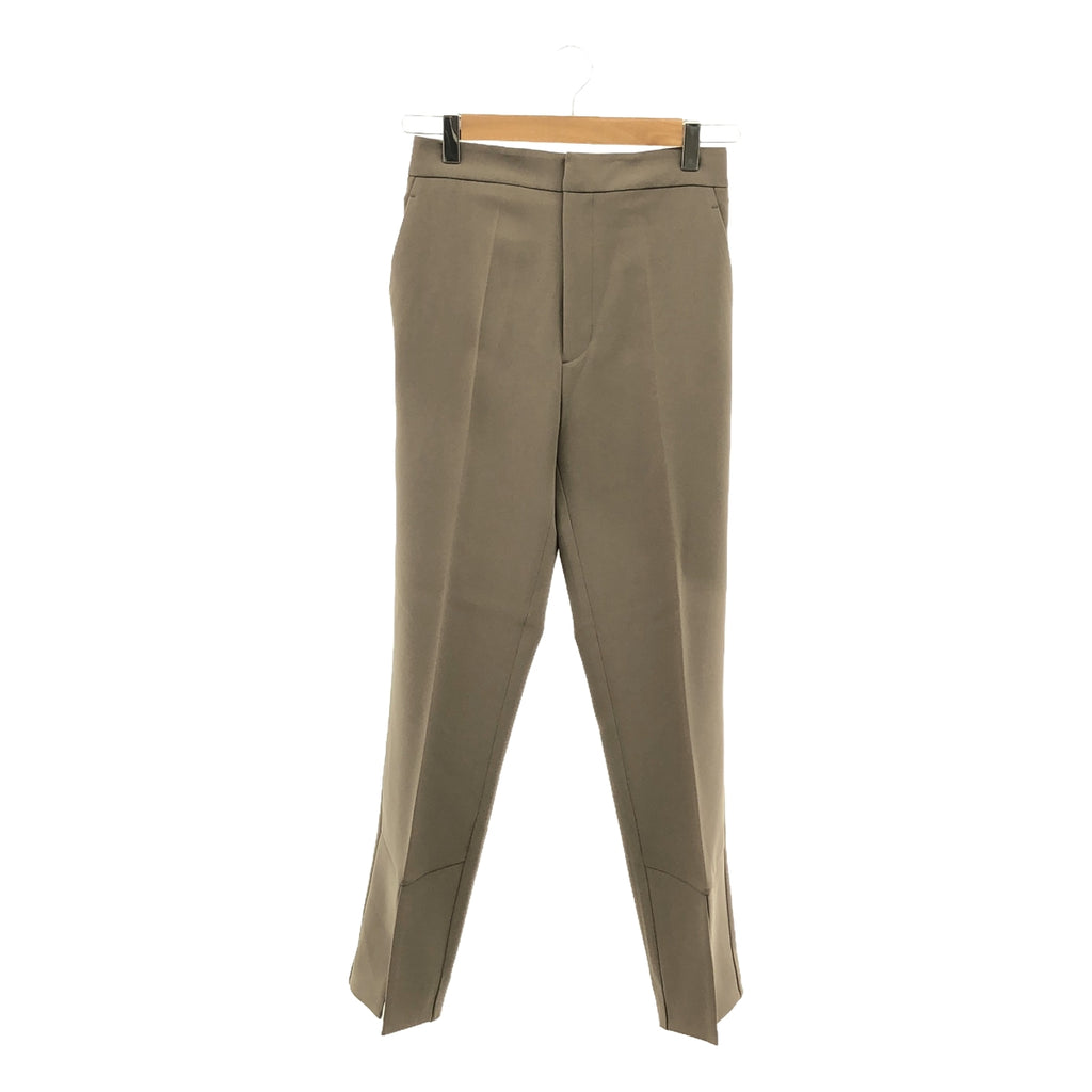 【美品】  CINOH / チノ | × Deuxieme Classe 別注 SLIT PANTS スリットパンツ | 34 | ベージュ | レディース