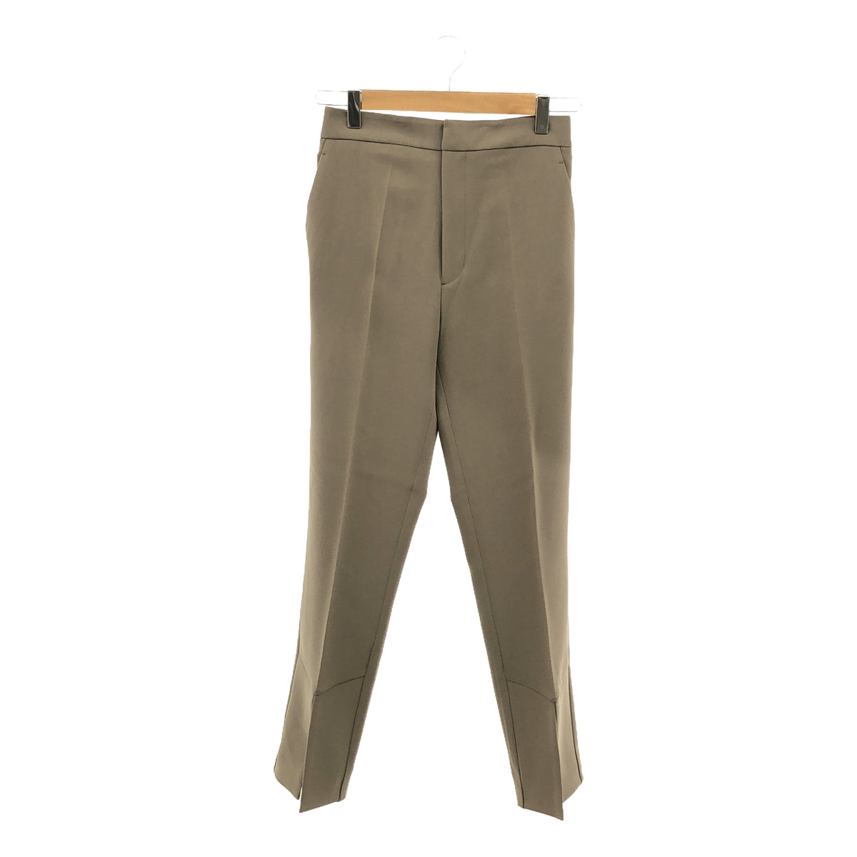 【美品】  CINOH / チノ | × Deuxieme Classe 別注 SLIT PANTS スリットパンツ | 34 | ベージュ | レディース