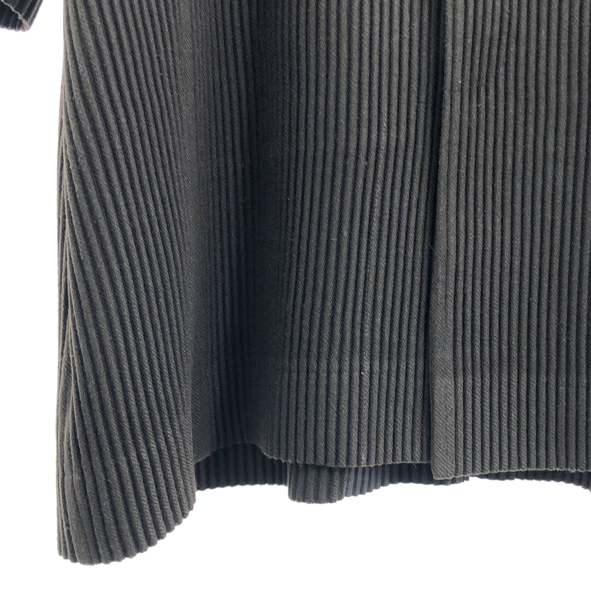 HOMME PLISSE ISSEY MIYAKE / 옴프리세이세이미야케 | 2016AW | 플리츠 스텐 컬러 코트 | 1 |