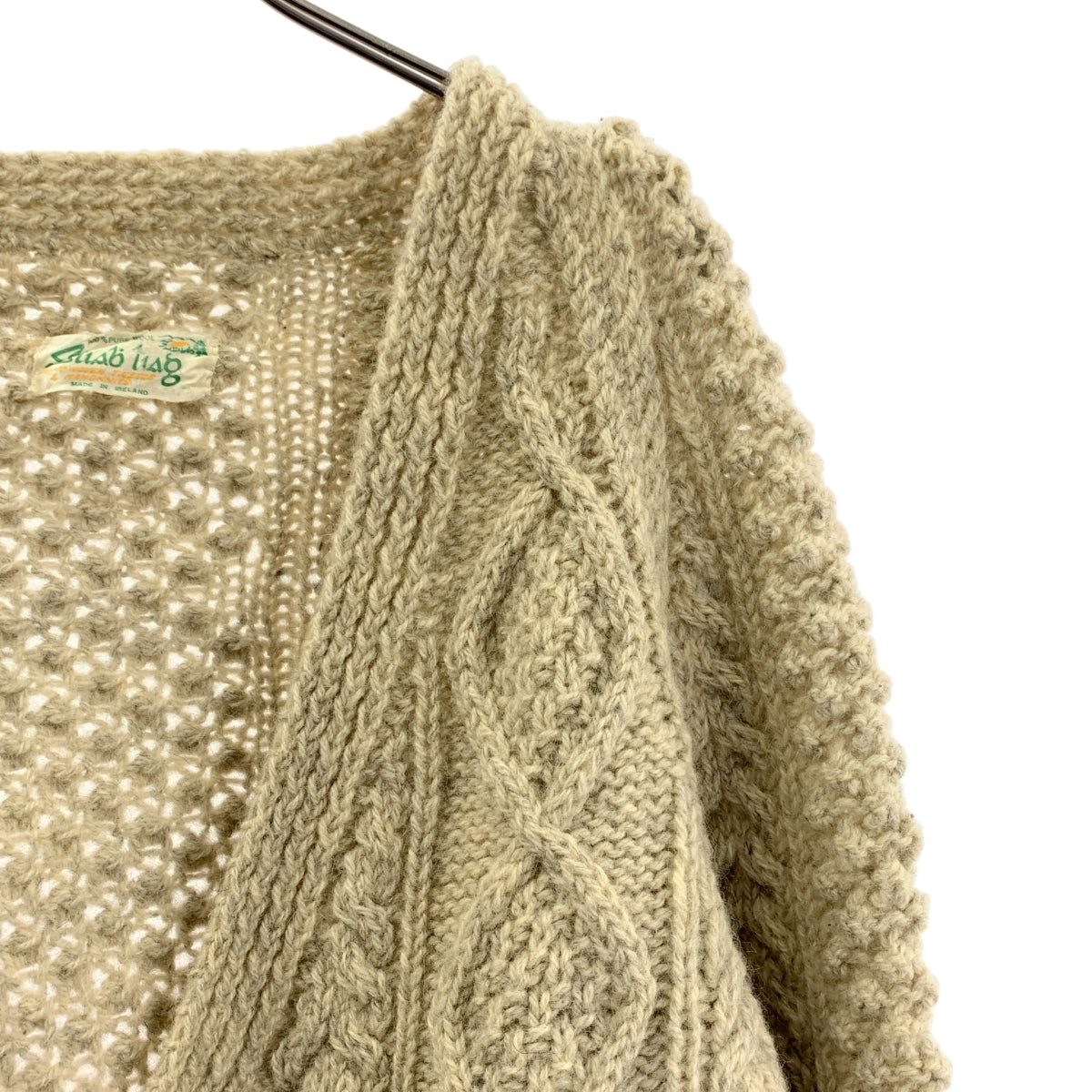 VINTAGE / ヴィンテージ古着 | SLIAB LIAG / ウール アランニット カーディガン |
