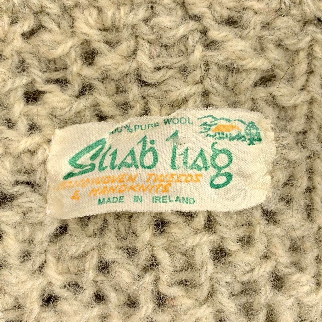 VINTAGE / ヴィンテージ古着 | SLIAB LIAG / ウール アランニット カーディガン |