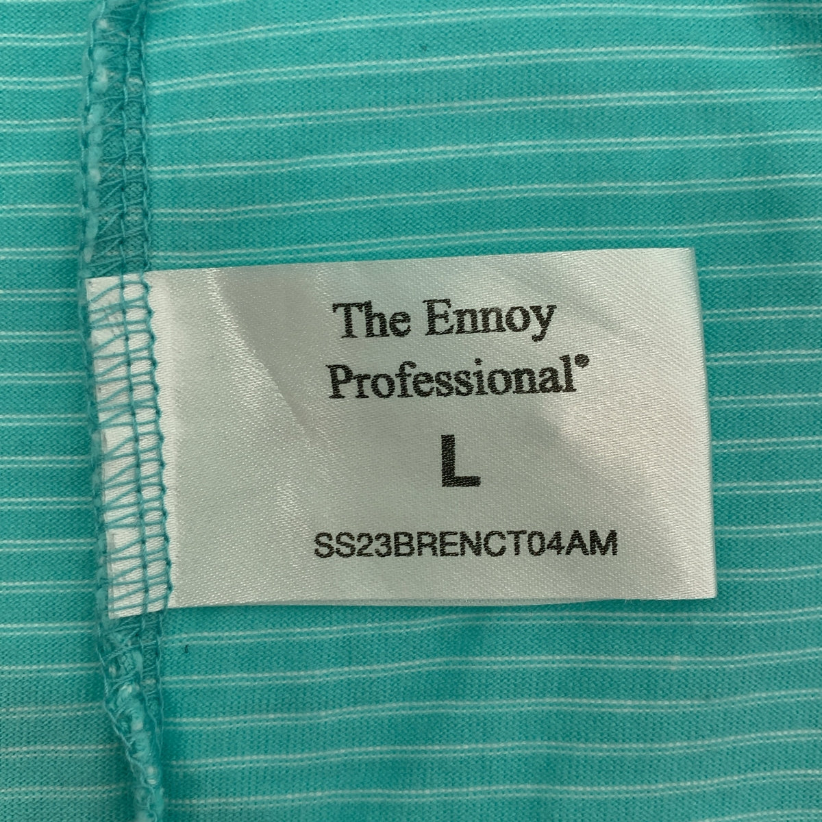 The Ennoy Professional / 엔노이 프로페셔널 | 엠브로이드 로고 테두리 컷소우 | L | 남성
