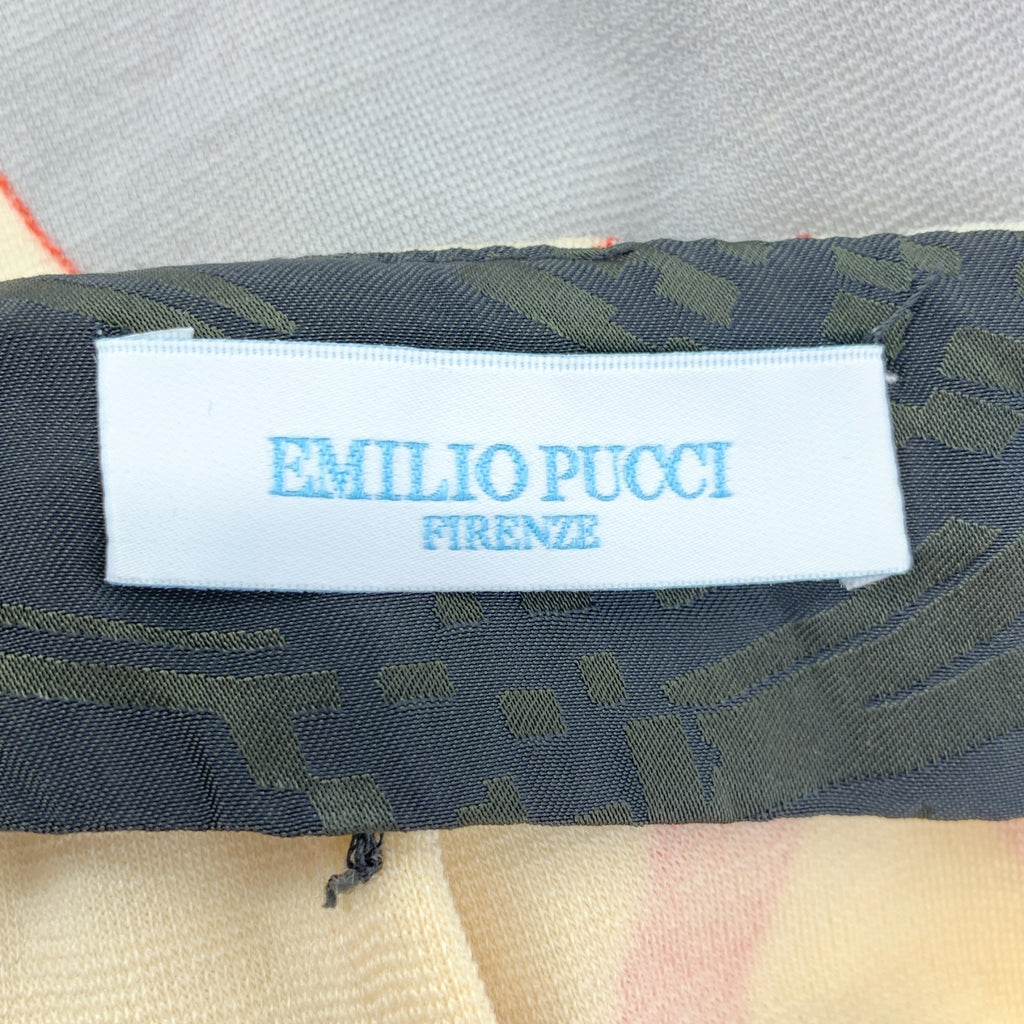 EMILIO PUCCI | 全身Logo後拉鍊開衩半身裙 | 尺寸42 | 女款