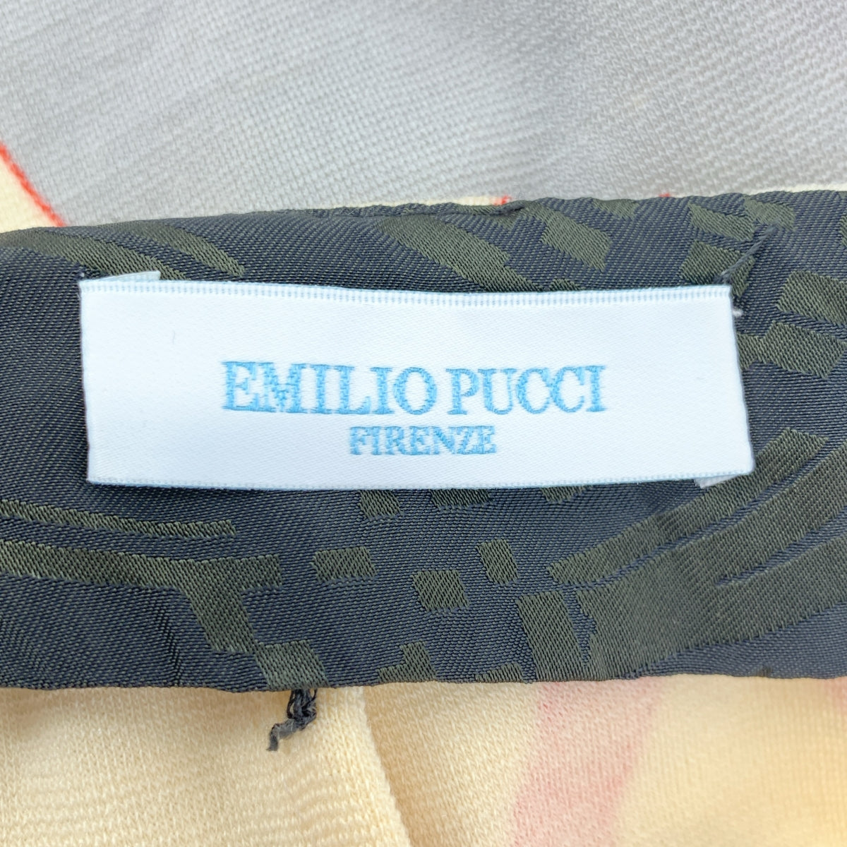 EMILIO PUCCI | 全身Logo後拉鍊開衩半身裙 | 尺寸42 | 女款