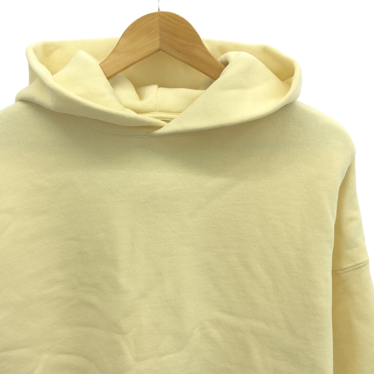 FOG ESSENTIALS / エフオージーエッセンシャルズ | バックロゴプリント スウェットパーカー | M | クリーム | メンズ