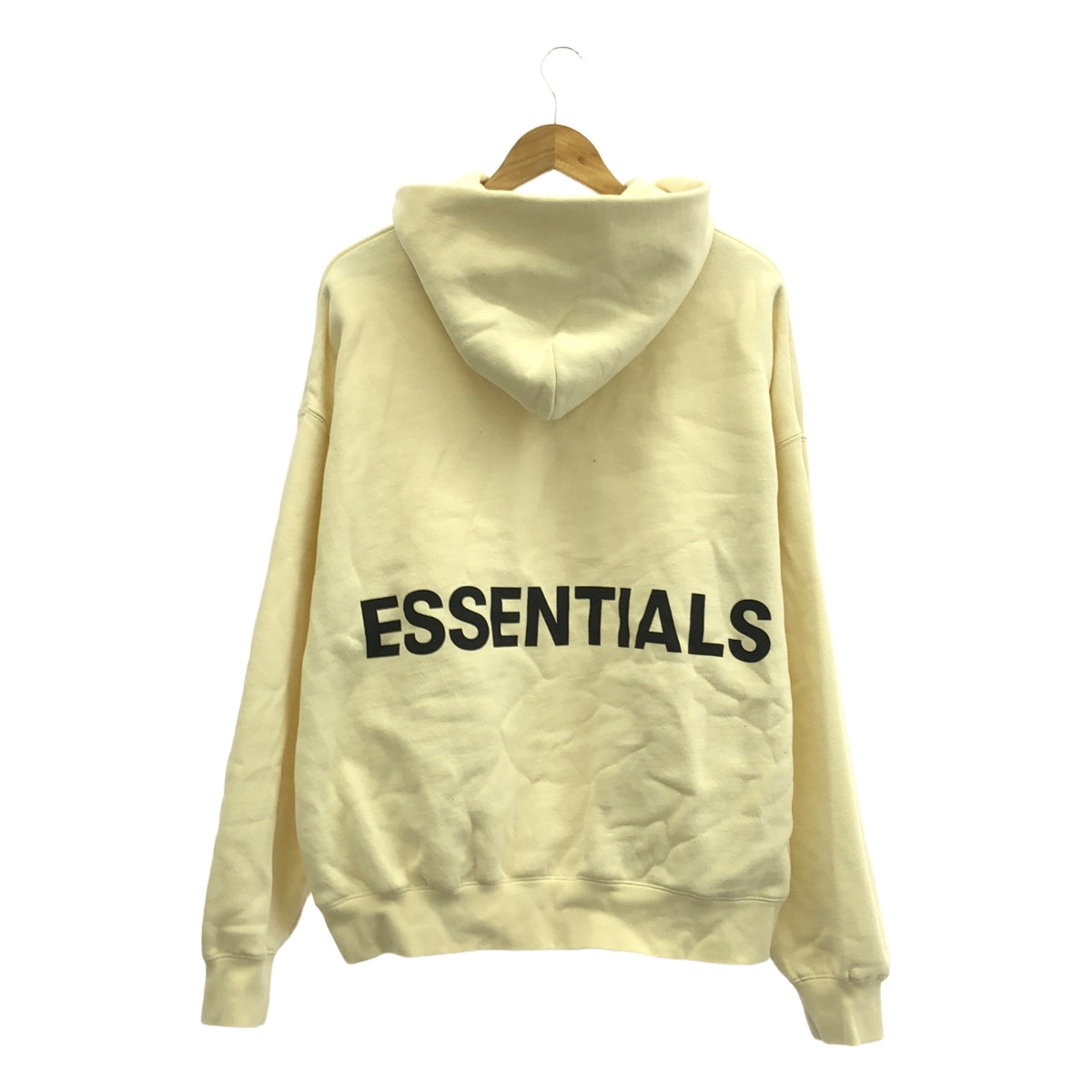 FOG ESSENTIALS / エフオージーエッセンシャルズ | バックロゴプリント スウェットパーカー | M | クリーム | メンズ