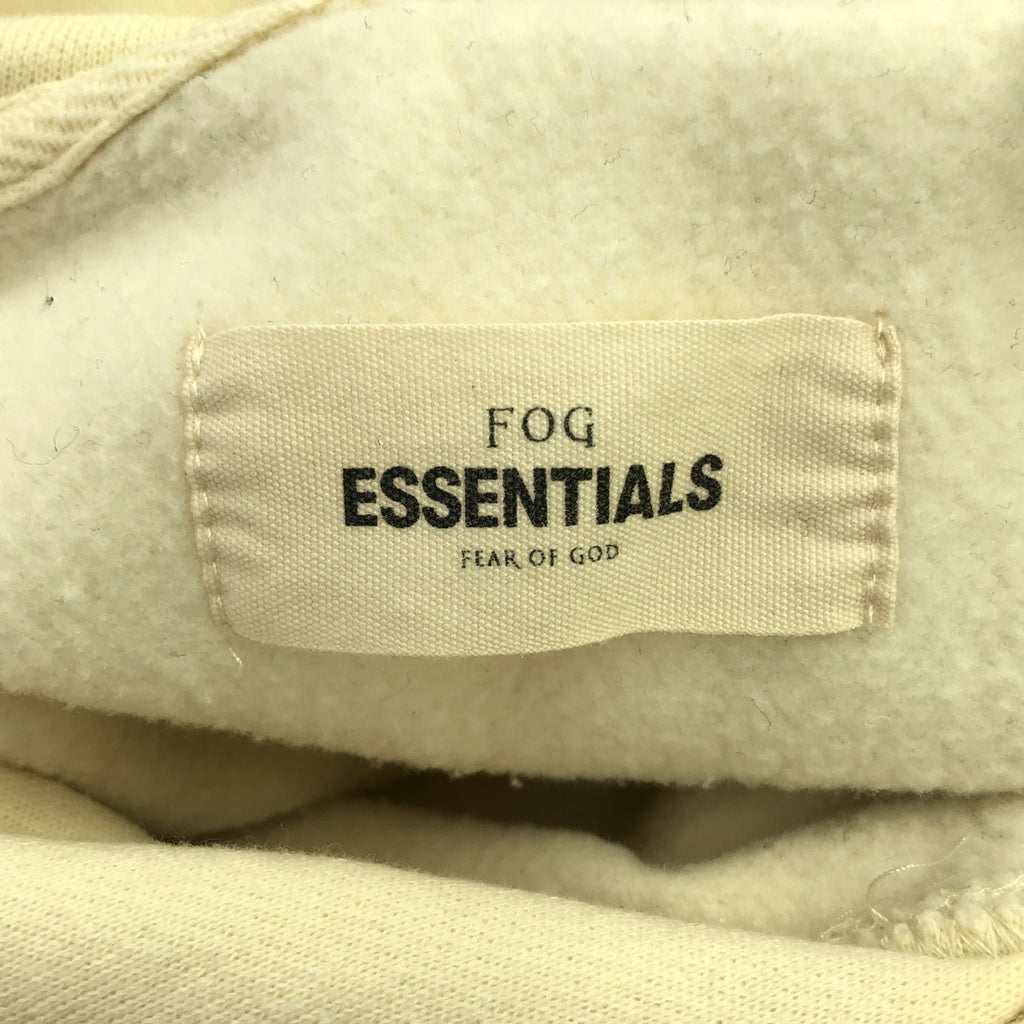 FOG ESSENTIALS / エフオージーエッセンシャルズ | バックロゴプリント スウェットパーカー | M | クリーム | メンズ