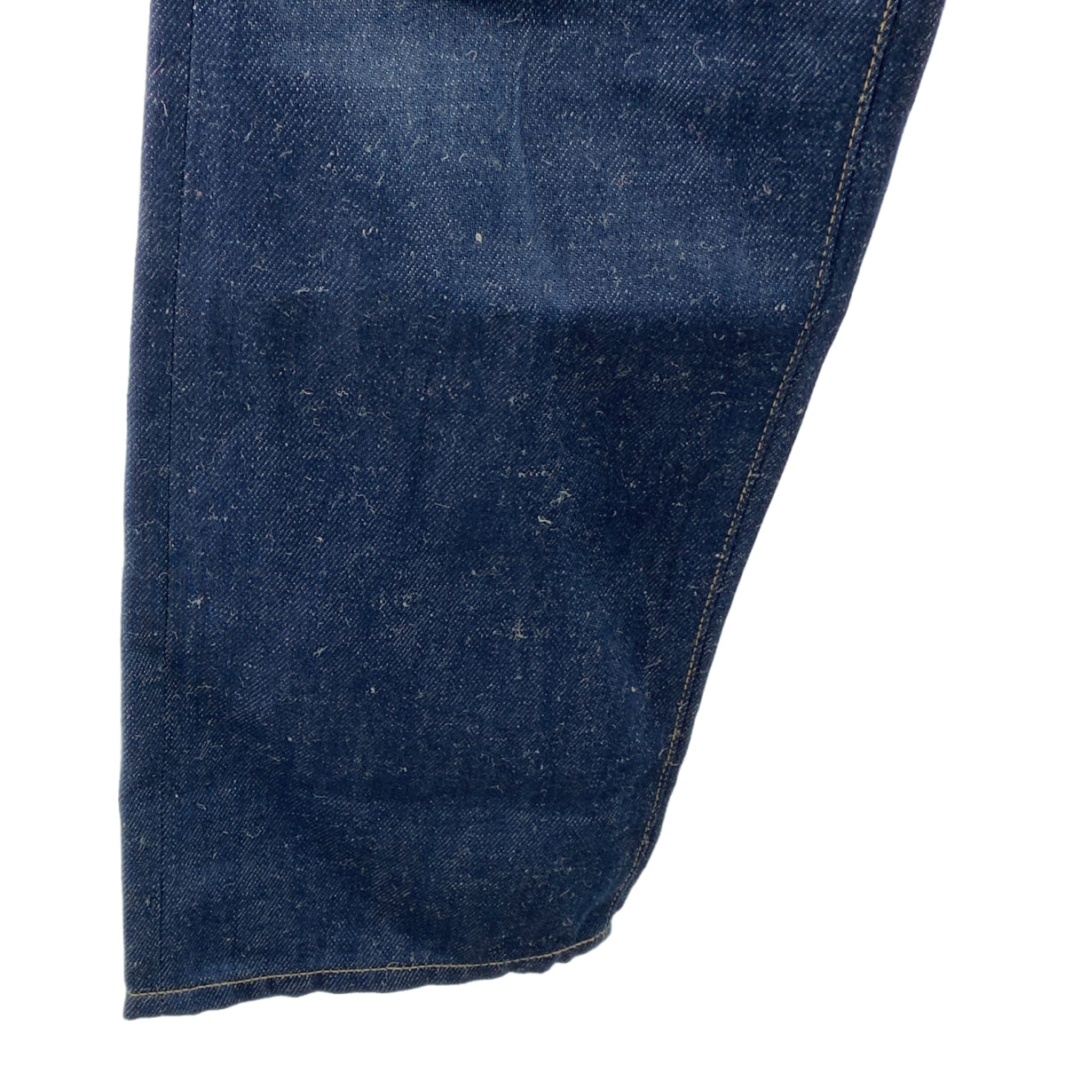 oblada / オブラダ | コットン リネン シンチバック セルビッチ デニムパンツ | 24 | インディゴ | レディース