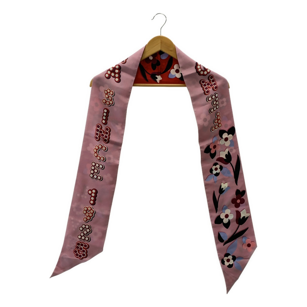 【美品】  FENDI / フェンディ | フラワー柄 ラッピー スカーフ | レッド