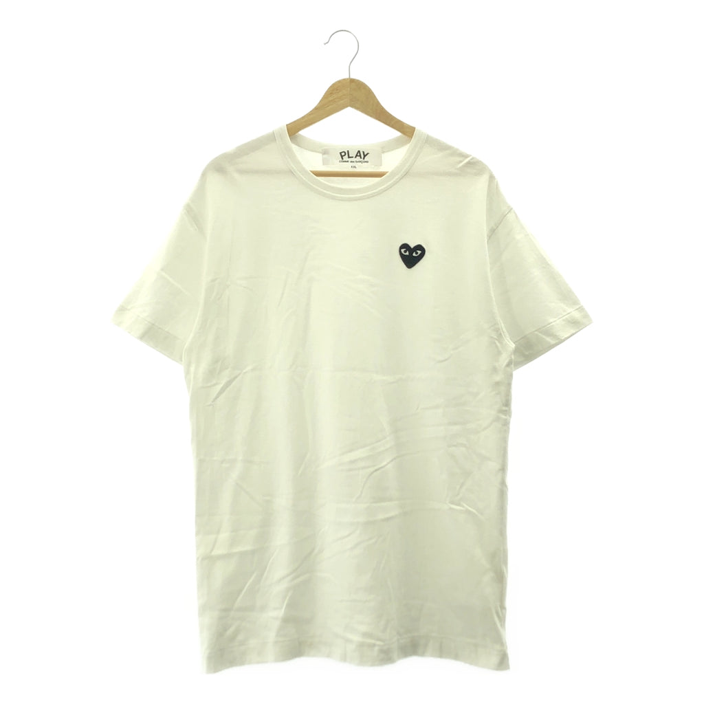 PLAY COMME des GARCONS / 플레이 콤 데 갤슨 | 코튼 아이콘 패치 티셔츠 | XXL | 남성