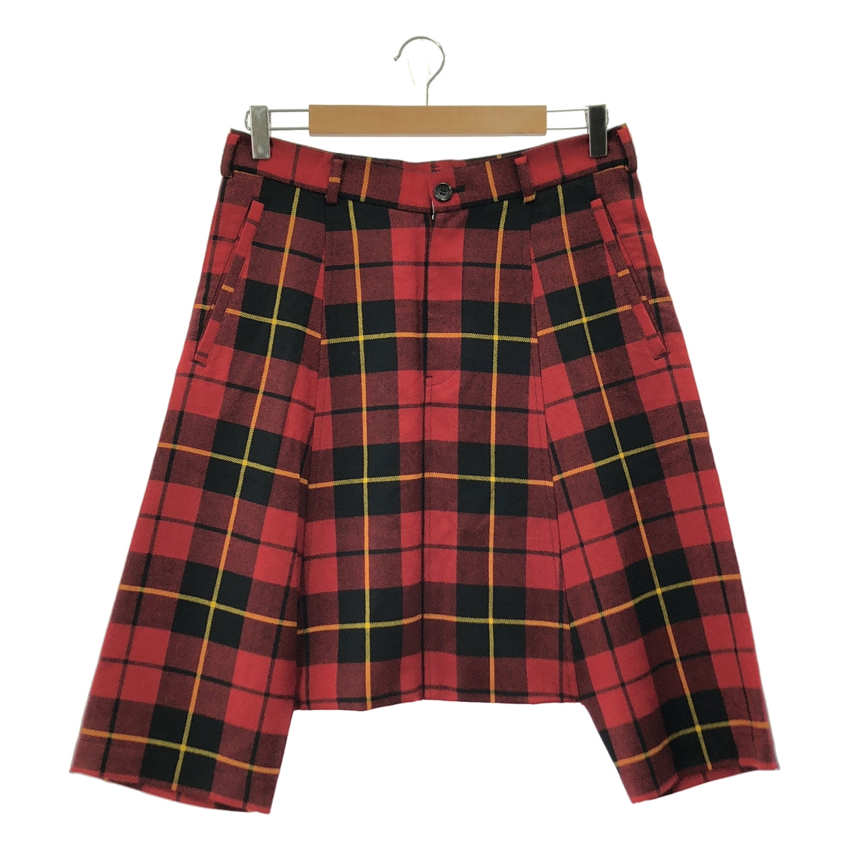 COMME des GARCONS / 콤데 갤슨 | 2011AW | 울 체크 사르엘 팬츠 | XS | 여성