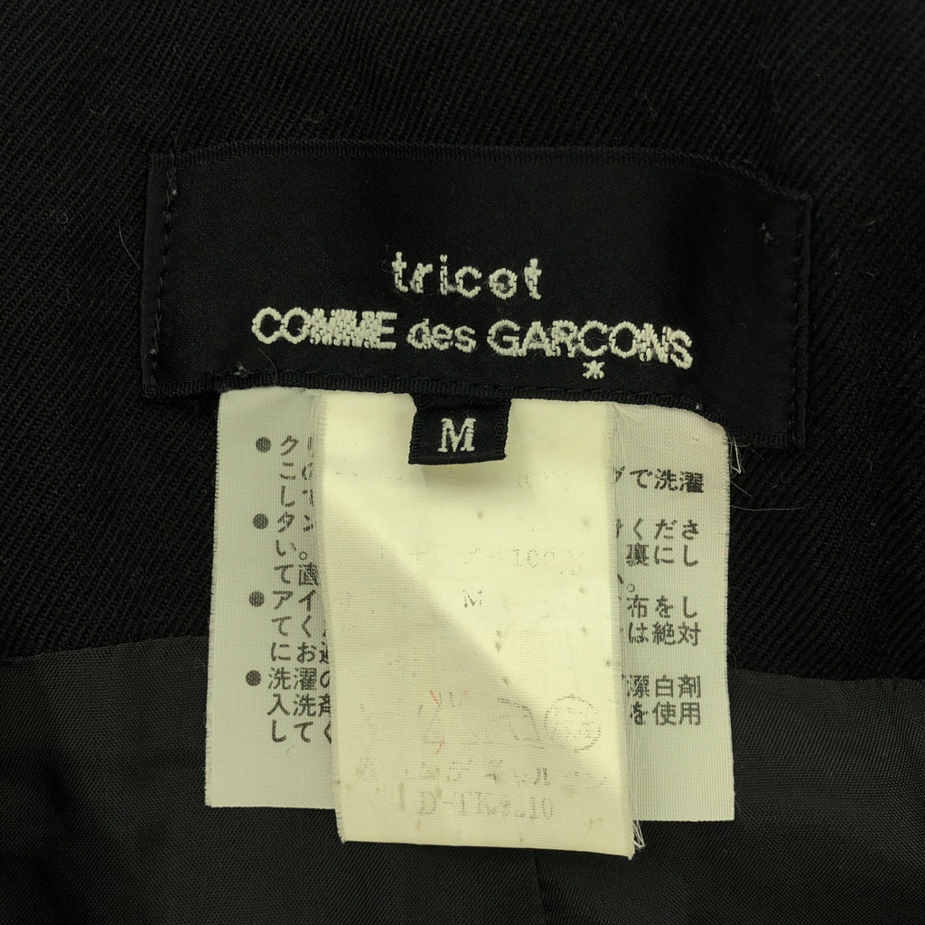 tricot COMME des GARCONS / 트리코콤 데 갤슨 | 울 플레어 롱 스커트 | M | 블랙 | 여성