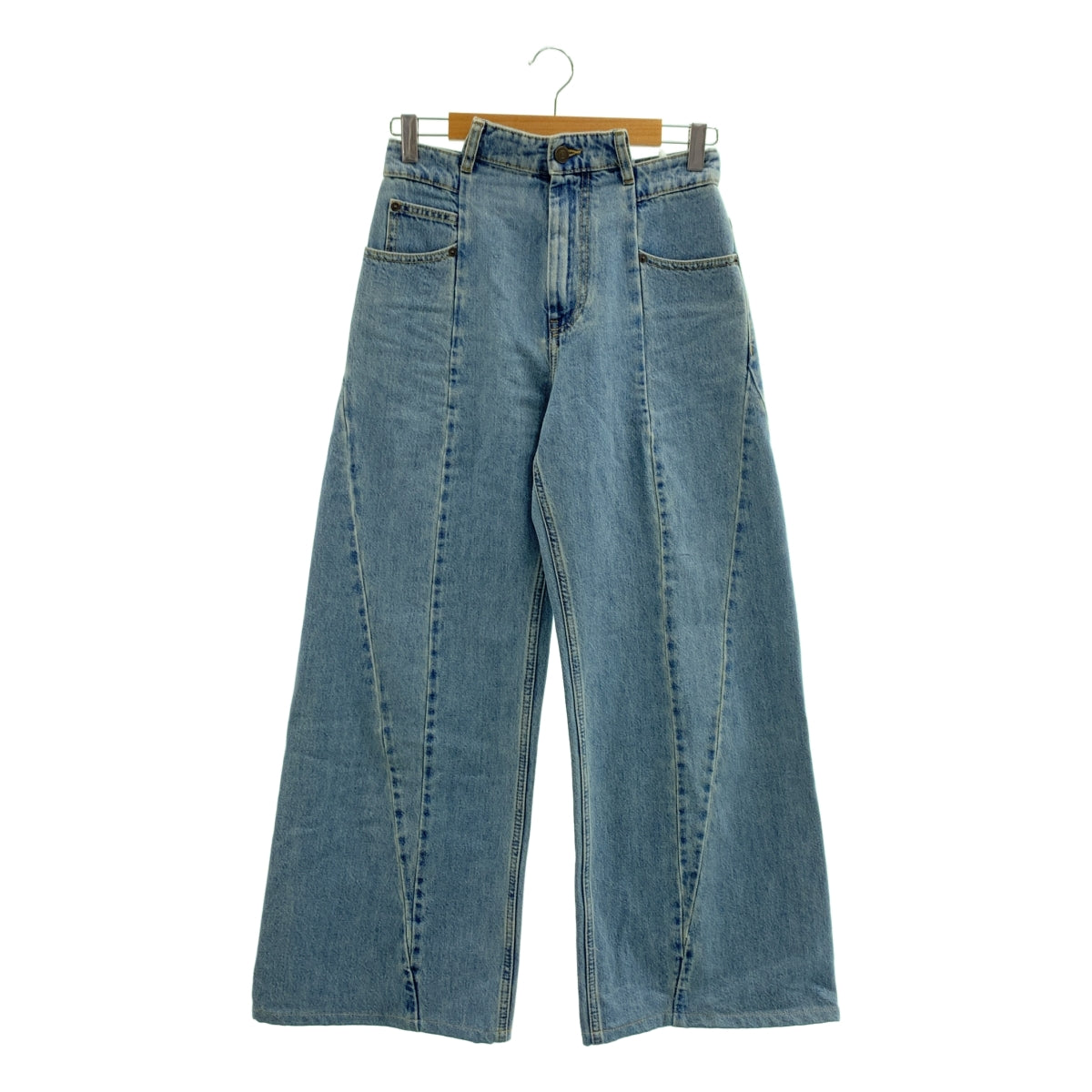 Maison Margiela / メゾンマルジェラ | 2022AW | Denim jeans 再構築 ワイド デニムパンツ | 38 | レディース