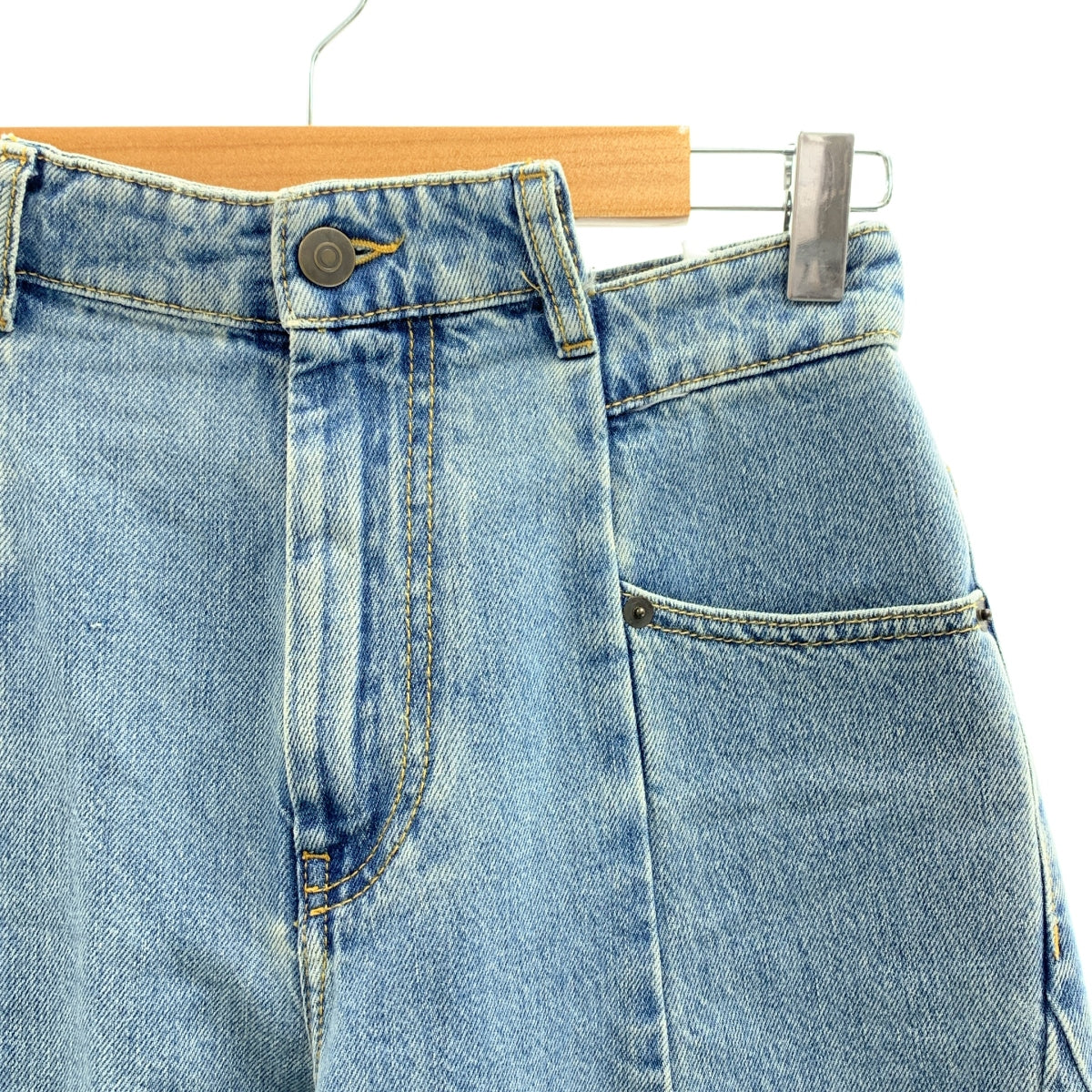 Maison Margiela / メゾンマルジェラ | 2022AW | Denim jeans 再構築 ワイド デニムパンツ | 38 | レディース