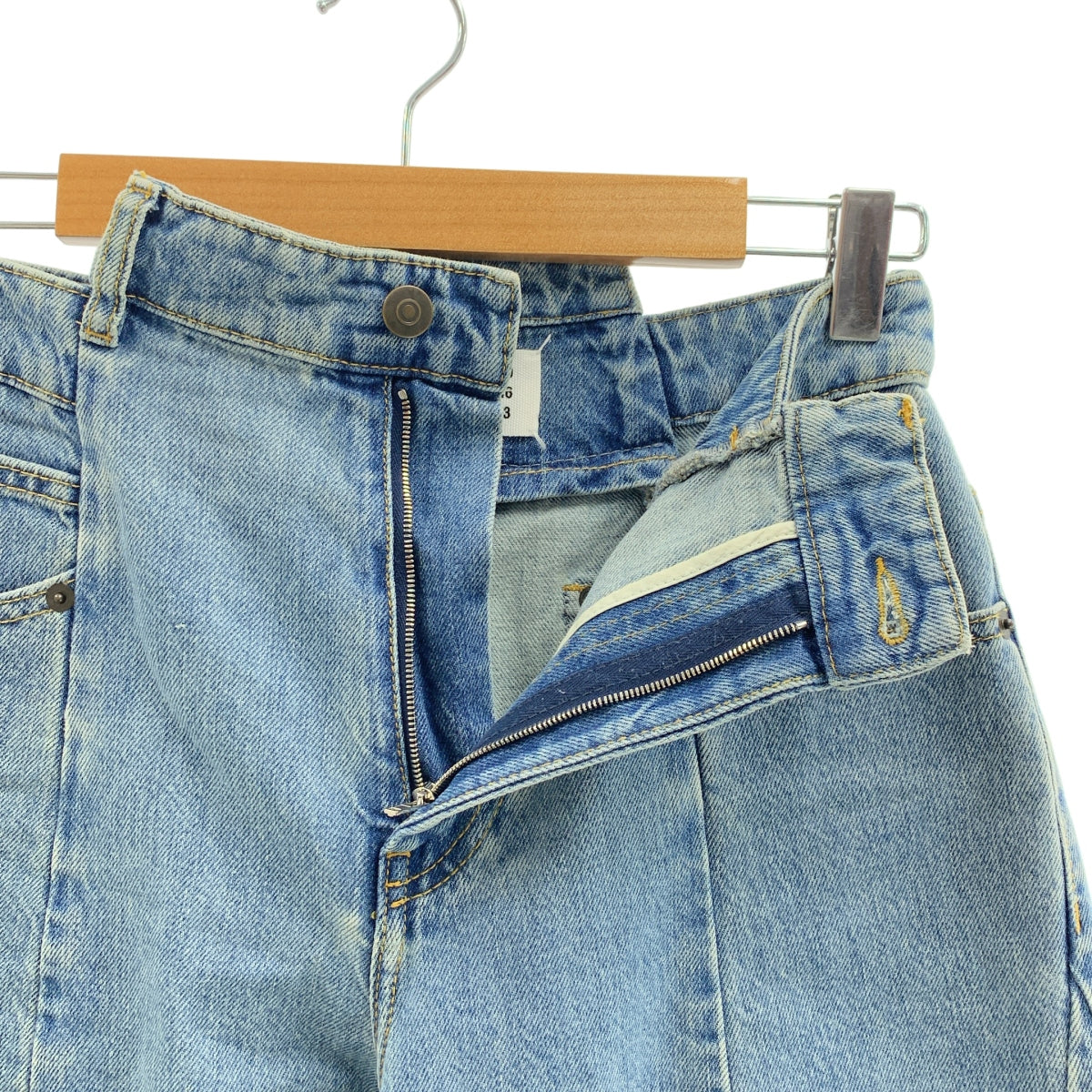 Maison Margiela / メゾンマルジェラ | 2022AW | Denim jeans 再構築 ワイド デニムパンツ | 38 | レディース