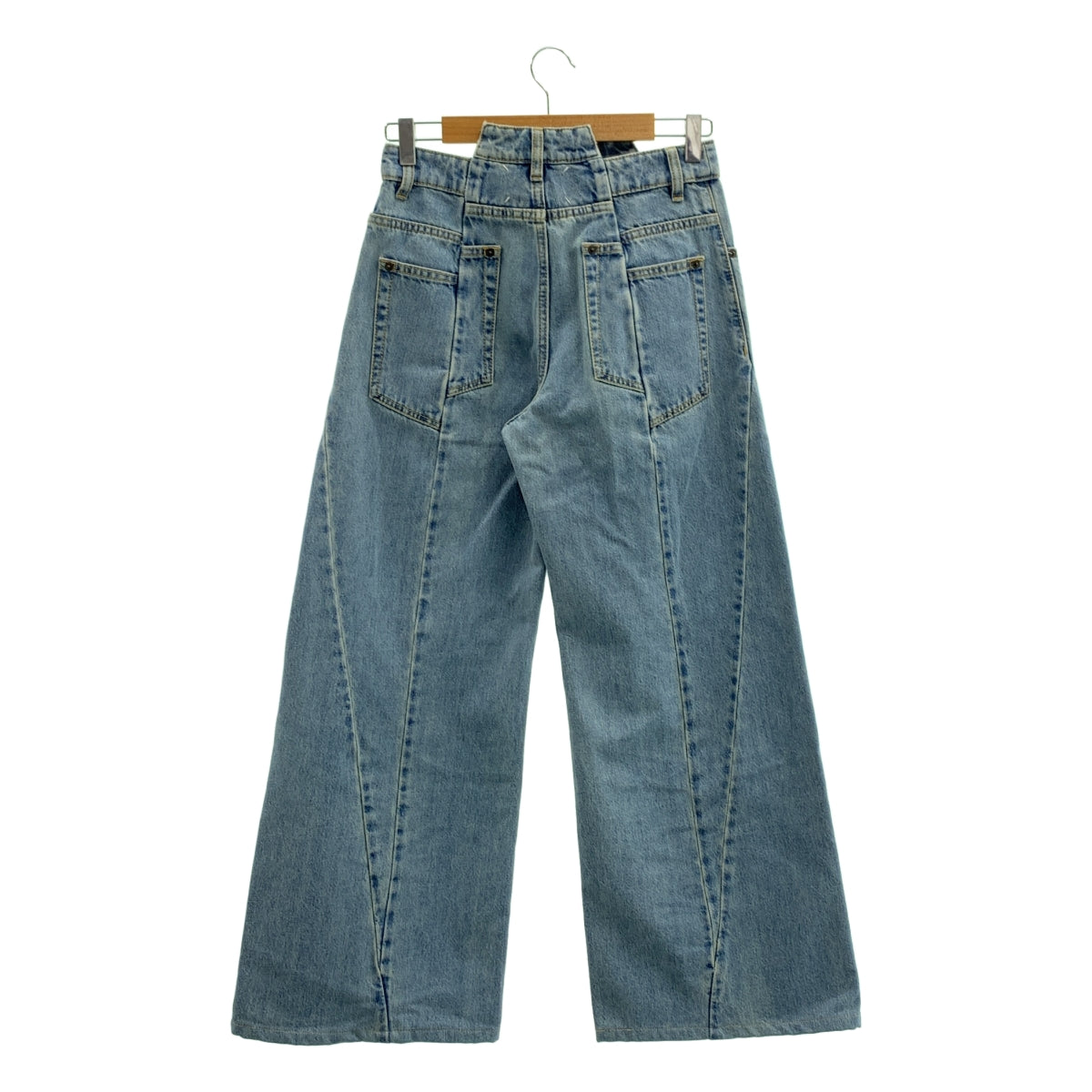 Maison Margiela / メゾンマルジェラ | 2022AW | Denim jeans 再構築 ワイド デニムパンツ | 38 | レディース