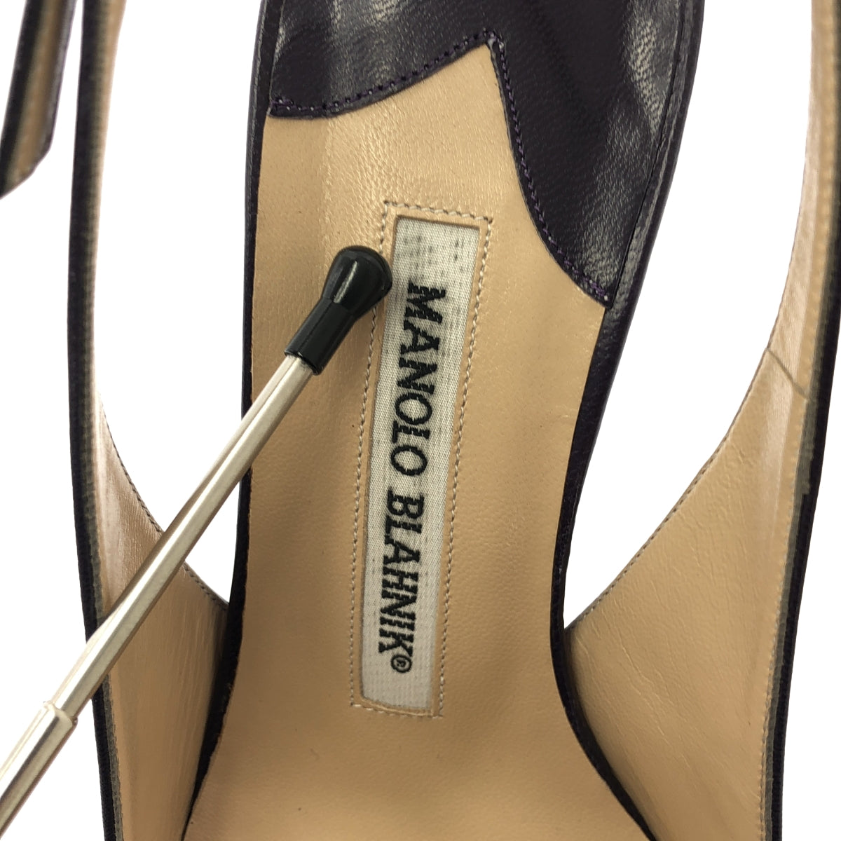 MANOLO BLAHNIK / マノロブラニク | レースアップ ポインテッドトゥ パンプス | 38 | レディース