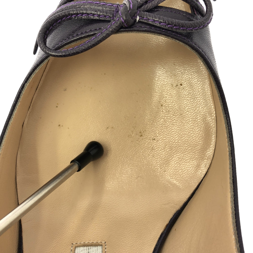 MANOLO BLAHNIK / マノロブラニク | レースアップ ポインテッドトゥ パンプス | 38 | レディース