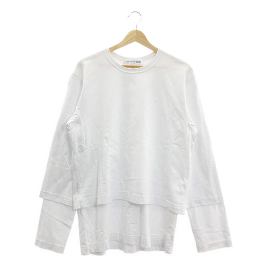 COMME des GARCONS 襯衫 | | 2019秋冬 |平紋針織棉平紋分層裁切與縫製|左 |男士